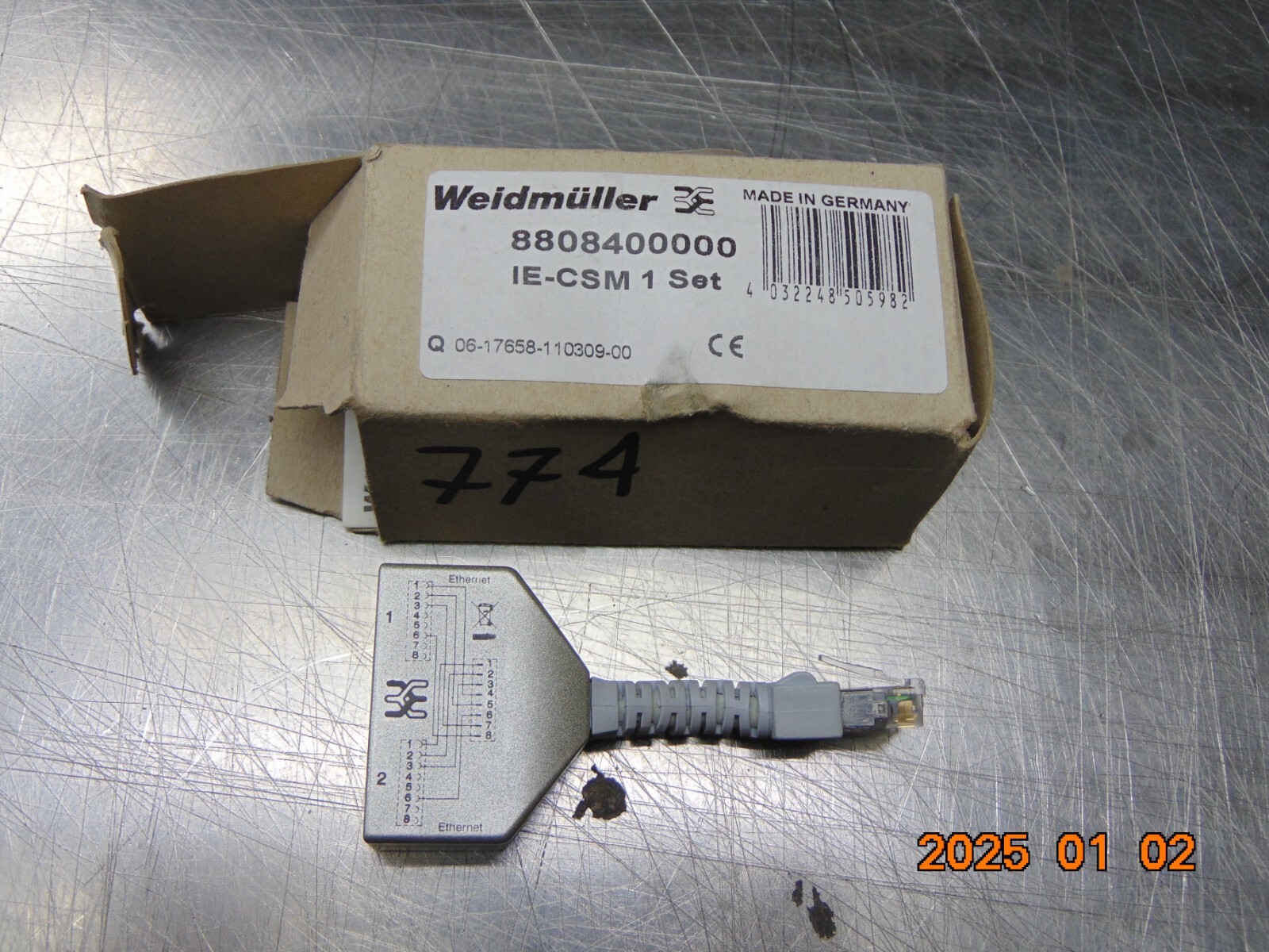 WEIDMULLER 8808400000 TYPE IE-CSM CABLE SPLITTER MODULE