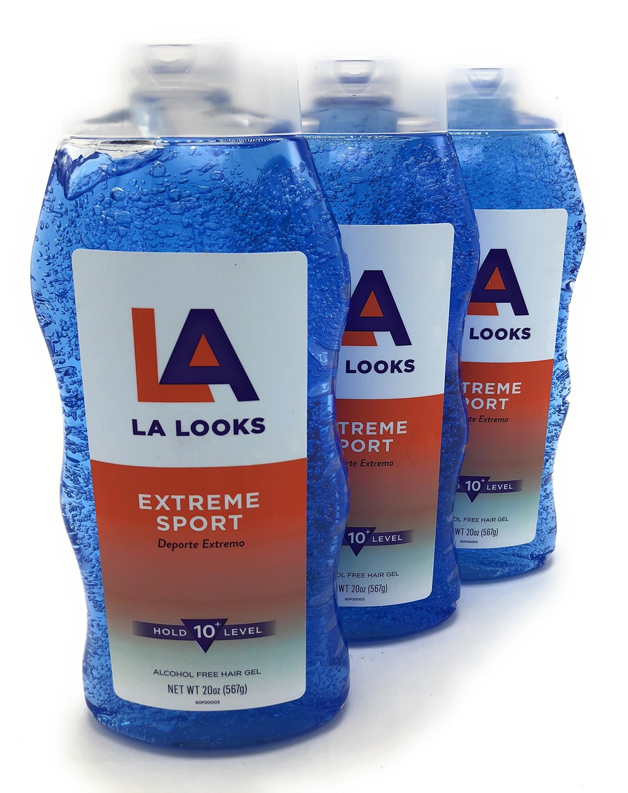 L.A. LOOKS SPORT XTRME HLD GEL 20 OZ (Pack of 3) 1.25 Pound