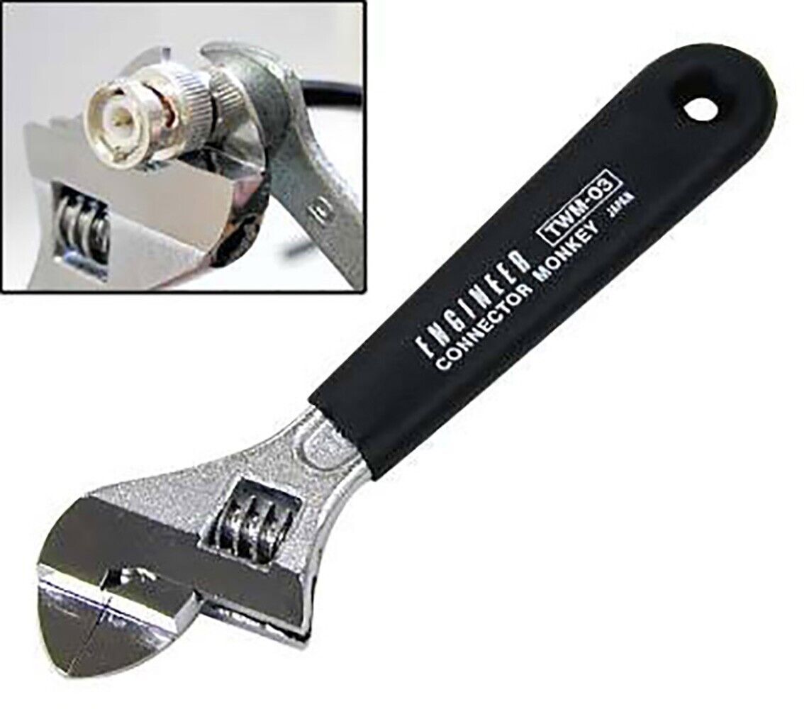 SLIM ADJUSTABLE SPANNER 2mm jaws slender thin low profile narrow ENGINEER TWM-03