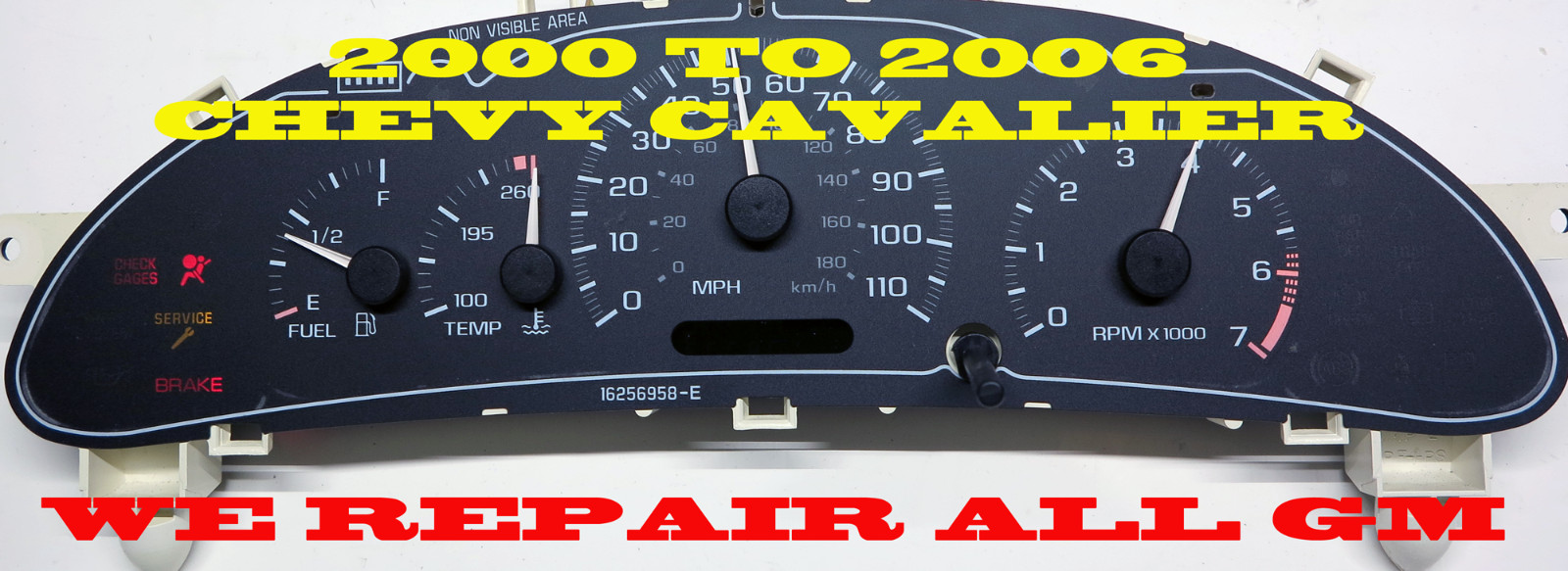 2000 2005 CHEVROLET CAVALIER INSTRUMENT CLUSTER SOFTWARE & ODOMETER CALIBRATION