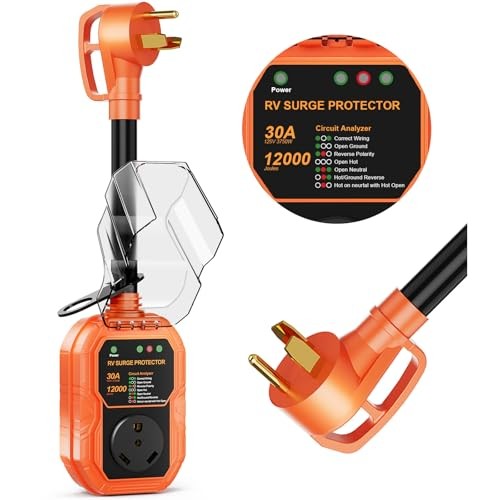 RV Surge Protector 30 Amp 12000J - Basic 12000J - 30 Amp RV Basic Protection