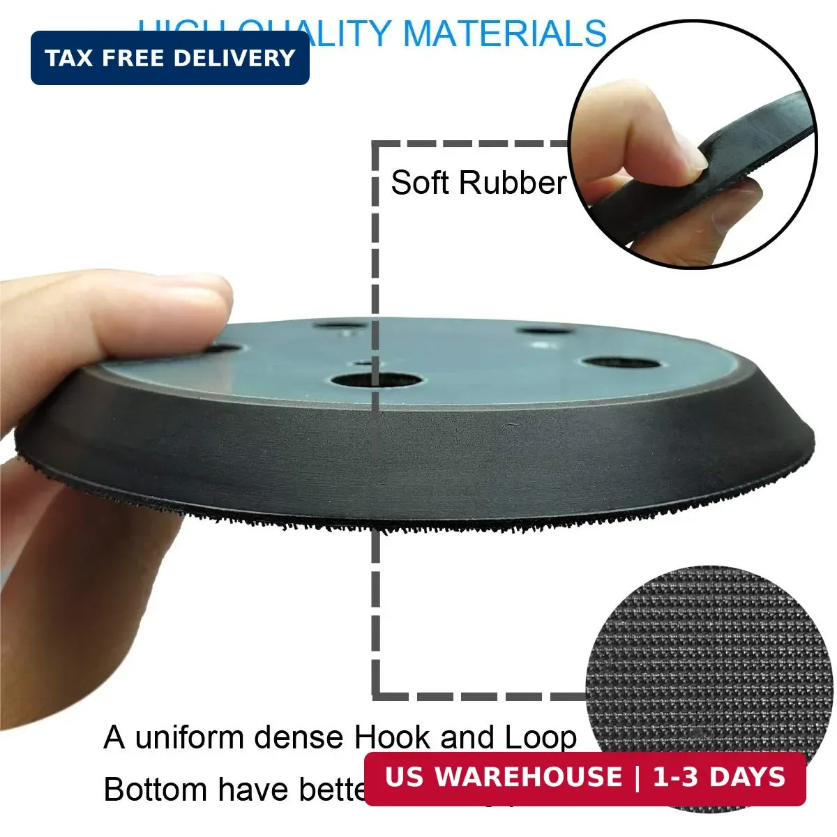 5" Sander Pad for Porter-Cable 333 and 333VS Random Orbit Sanders - Replacement