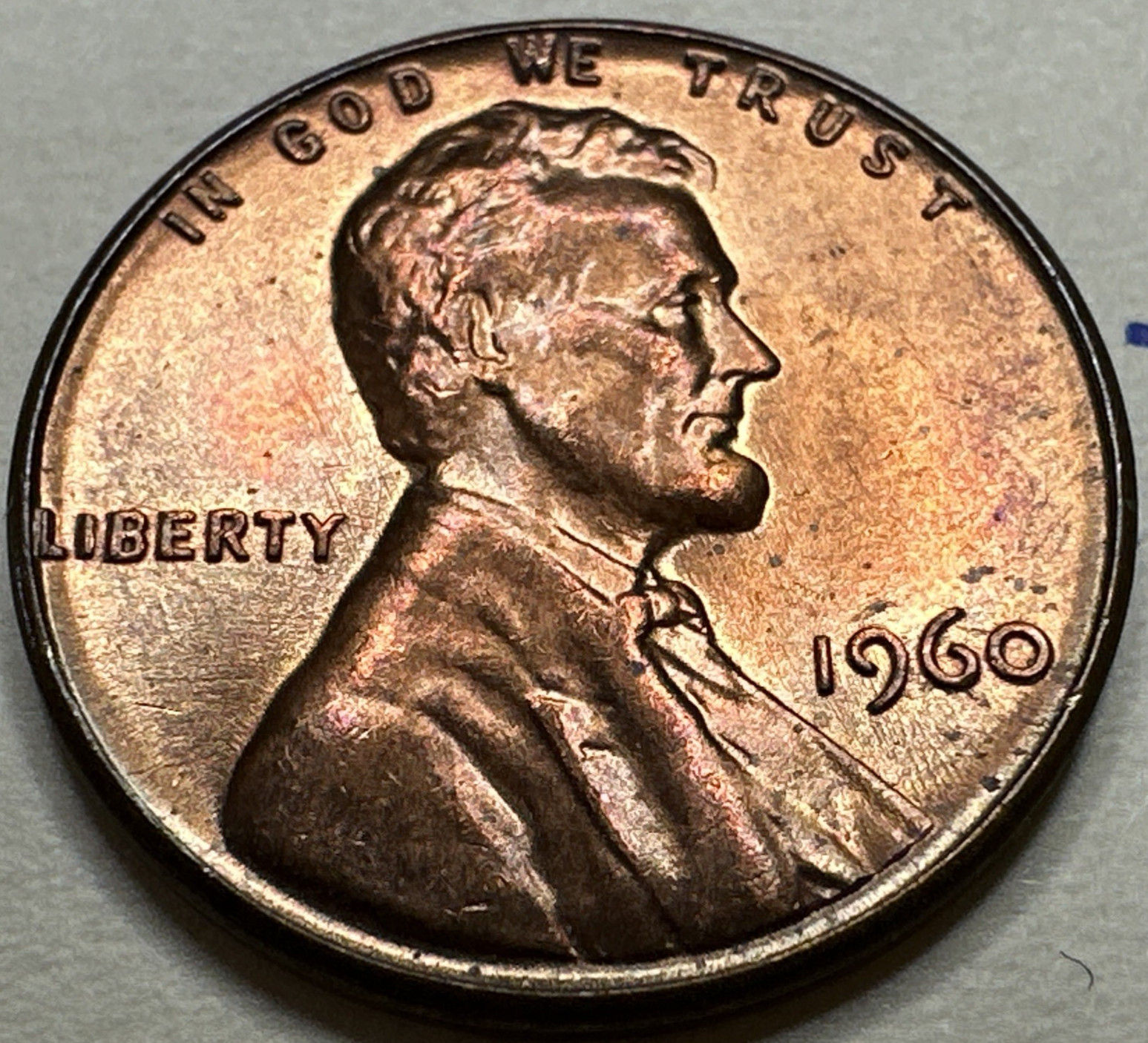1960 P Lincoln Memorial Cent PENNY 2371X