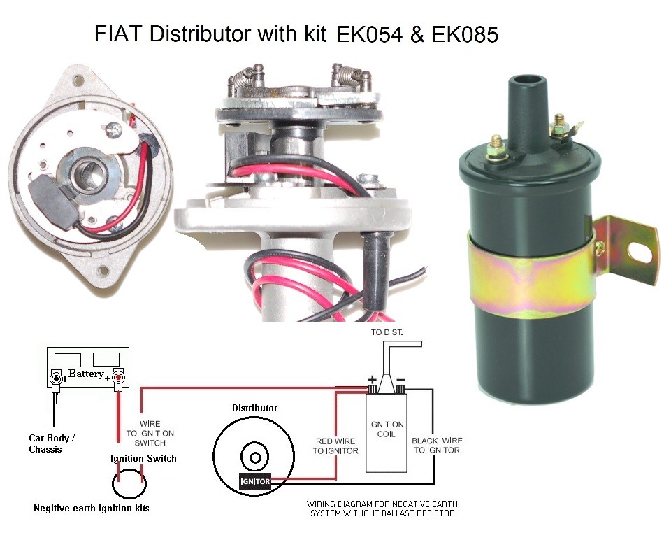 Electronic ignition kit & Coil Alfa Fiat Marelli & Femsa Distributors UK stock