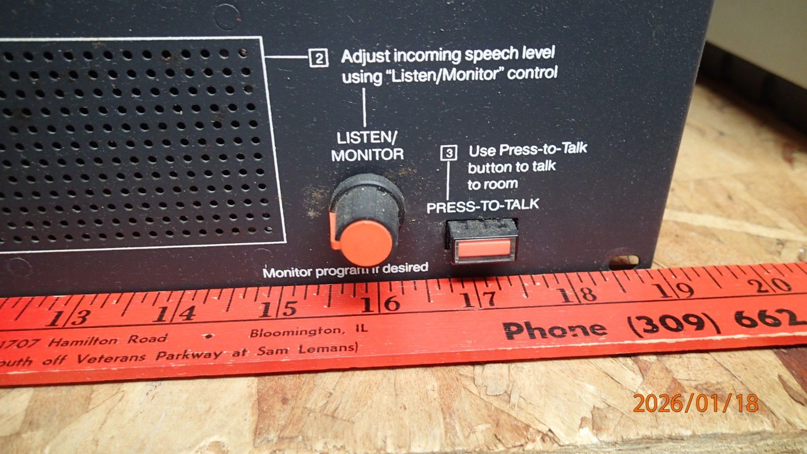Rauland MCZ300 Intercom and Program Control Unit Pre Owned