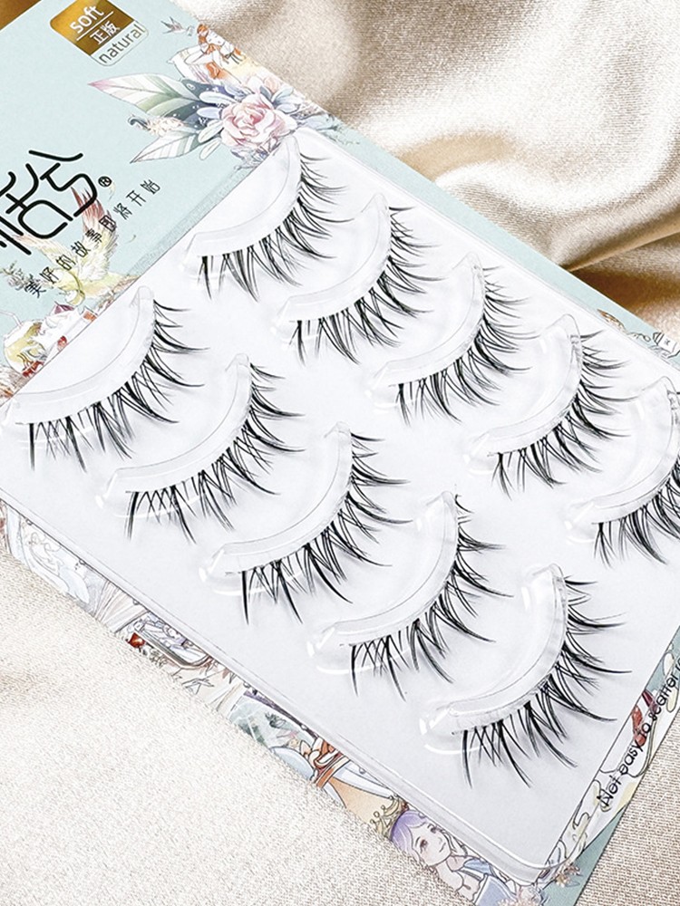 Makeup False Eyelashes for Dating & Parties - 12mm Natural Dense Lashes