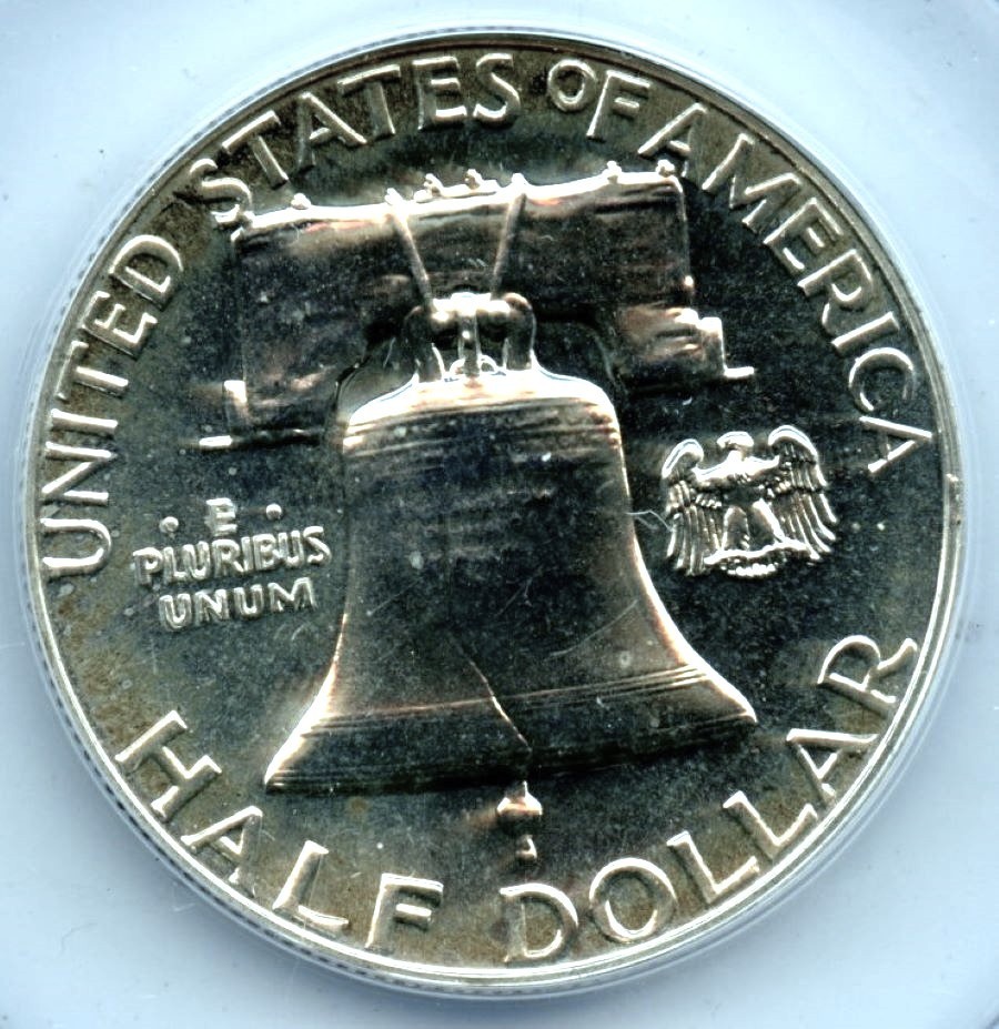 1959 Franklin Half Dollar, ANACS PF67