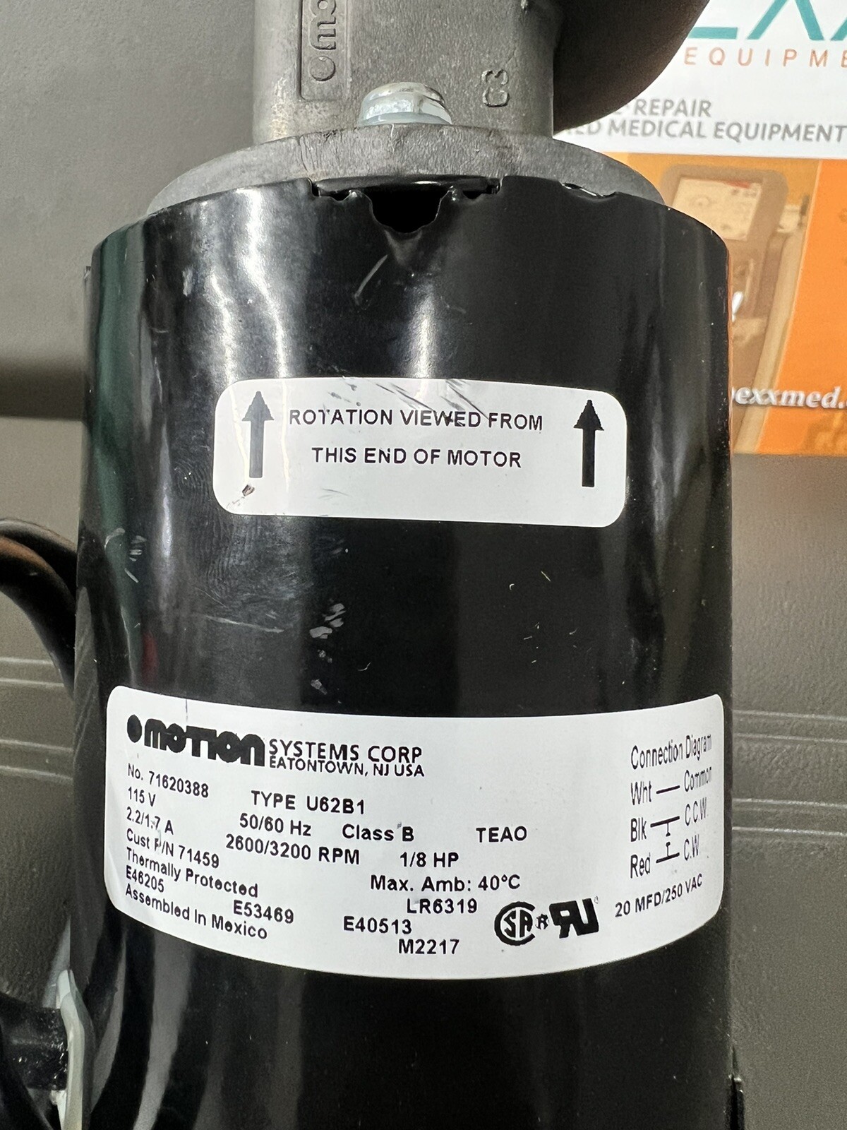 Midmark 419 Tilt Actuator W/ Motor