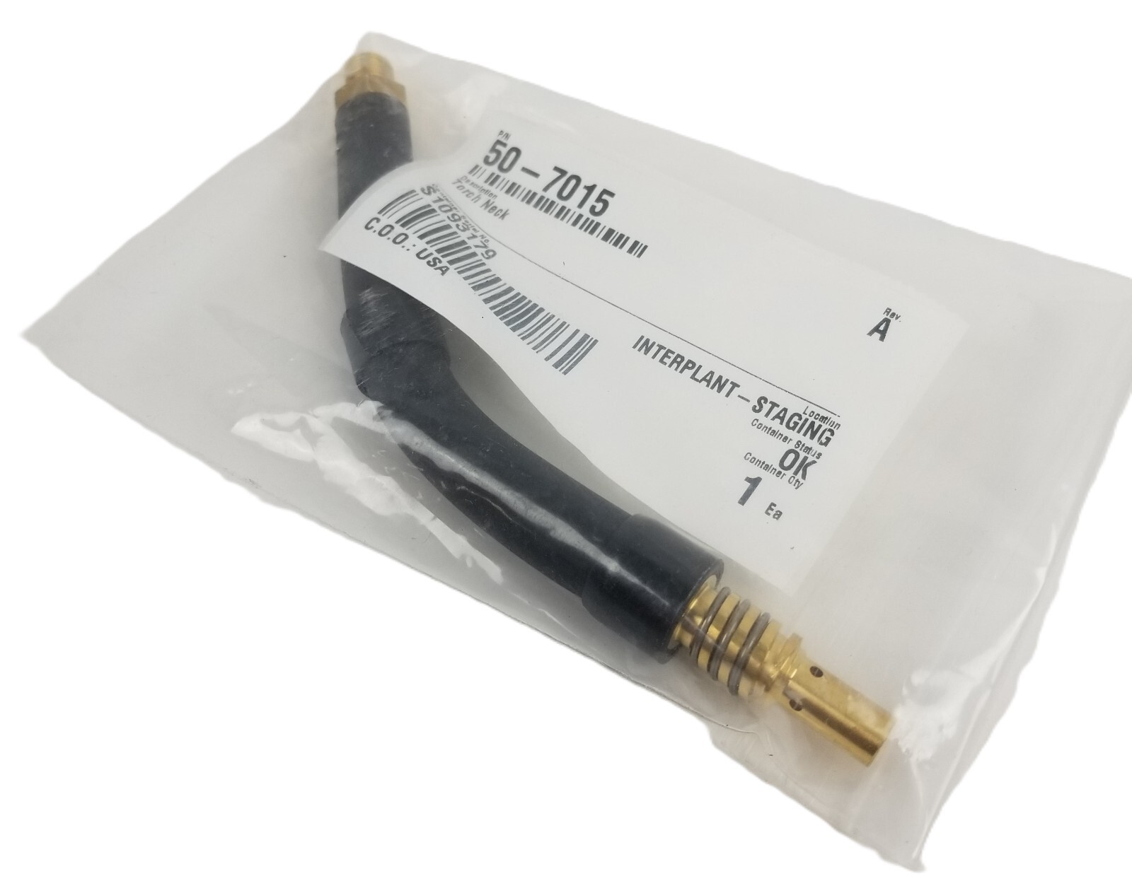 Torch Neck for Plus 15 50-7015 forSteel/Silicon Bronze Torch Includes Spring NEW