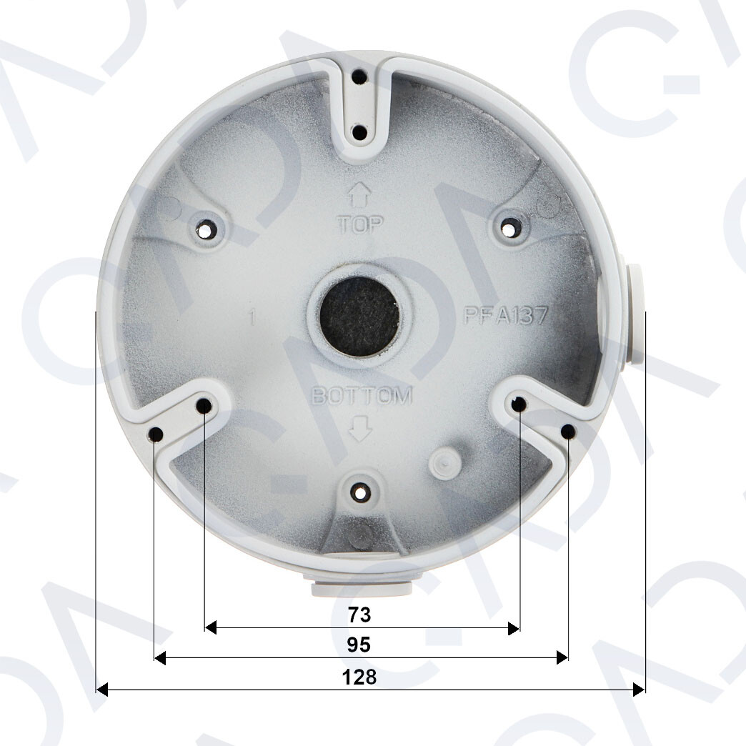 Dahua PFA137 Wall Mounting Junction Box for Select CCTV Security Cameras