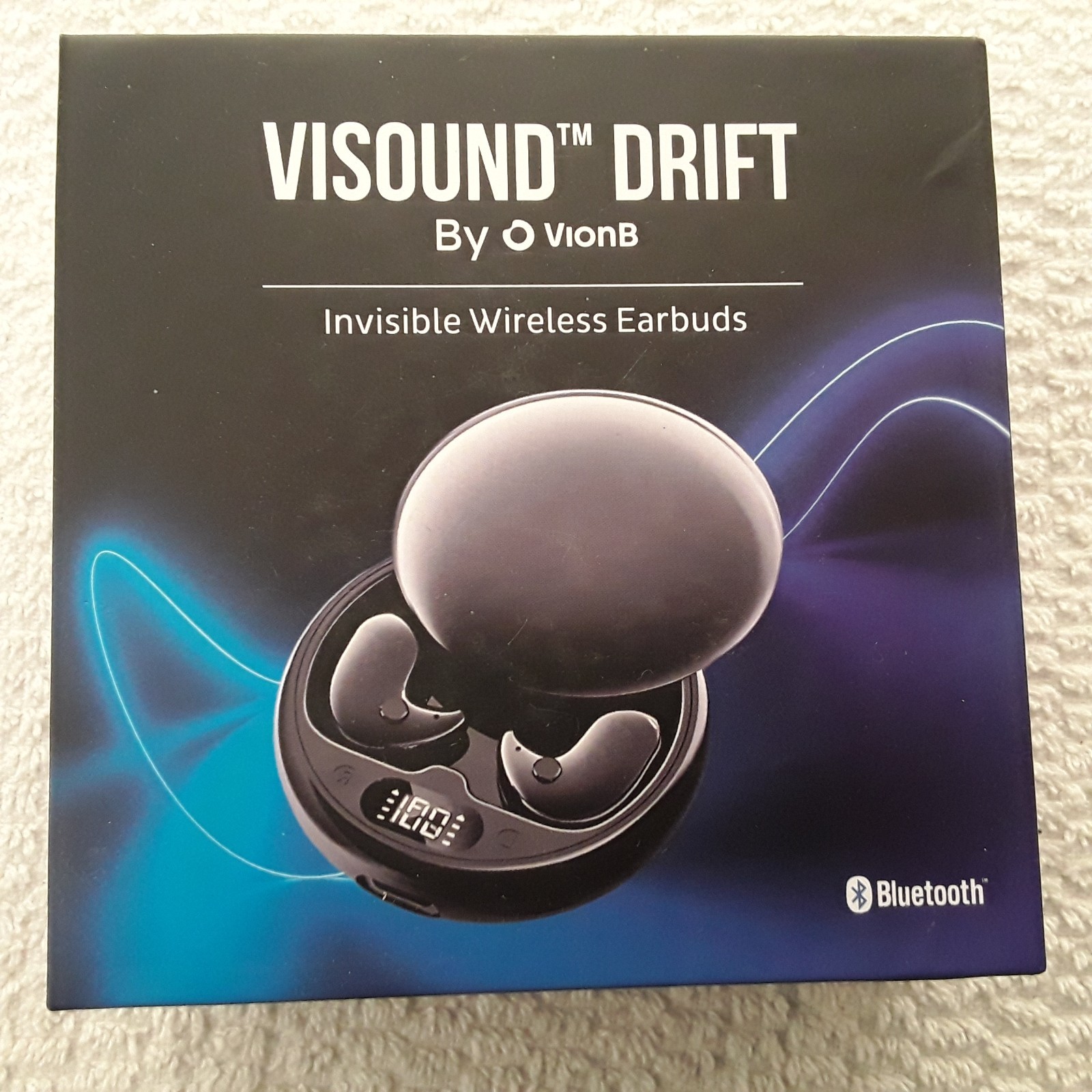 VionB Visound Drift Invisible Wireless Earbuds Open Box Black