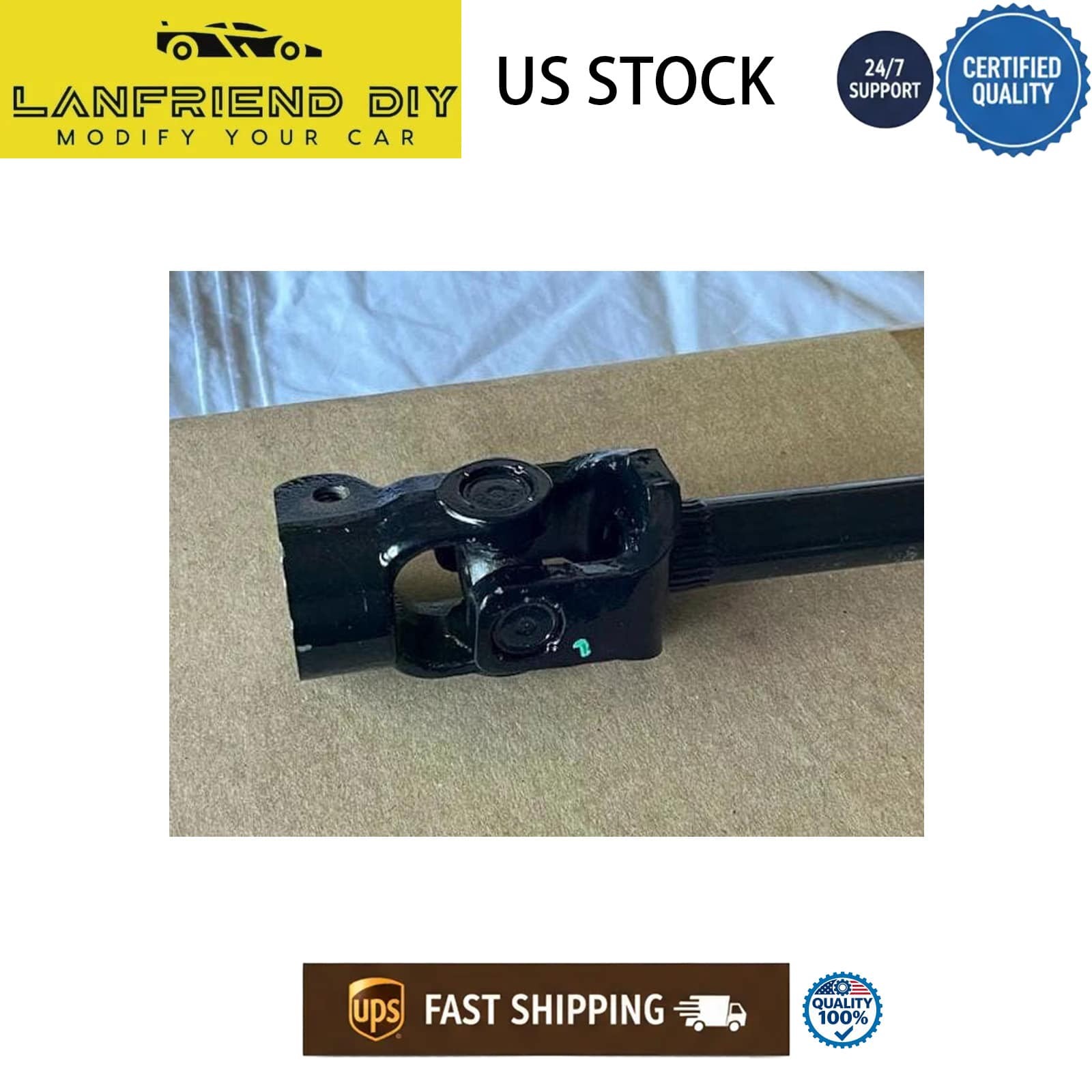 1027852-00-A Lower Steering Shaft For Tesla Model S 2012-21 Replacement