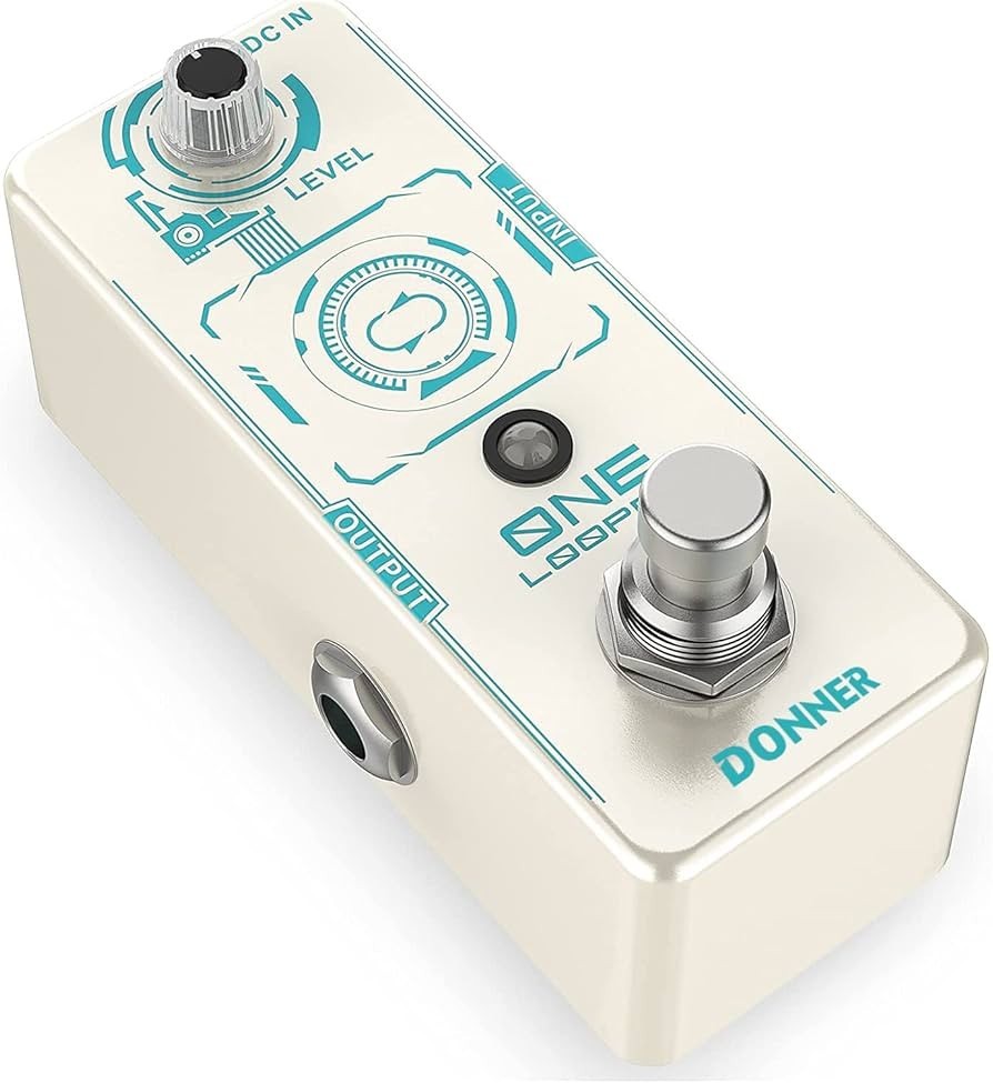 Donner One Looper Pedal for Electric Guitar, 30 Minutes Loop Effect Unlimited...