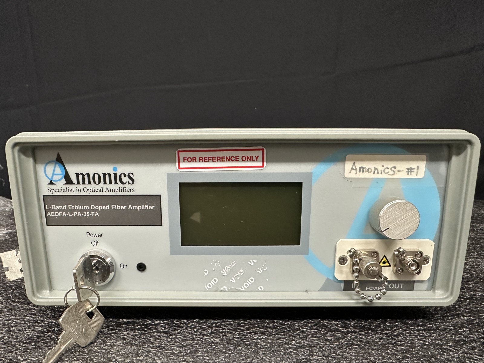 AMONICS AEDFA-L-PA-35-FA L-BAND ERBIUM DOPED FIBER AMPLIFIER