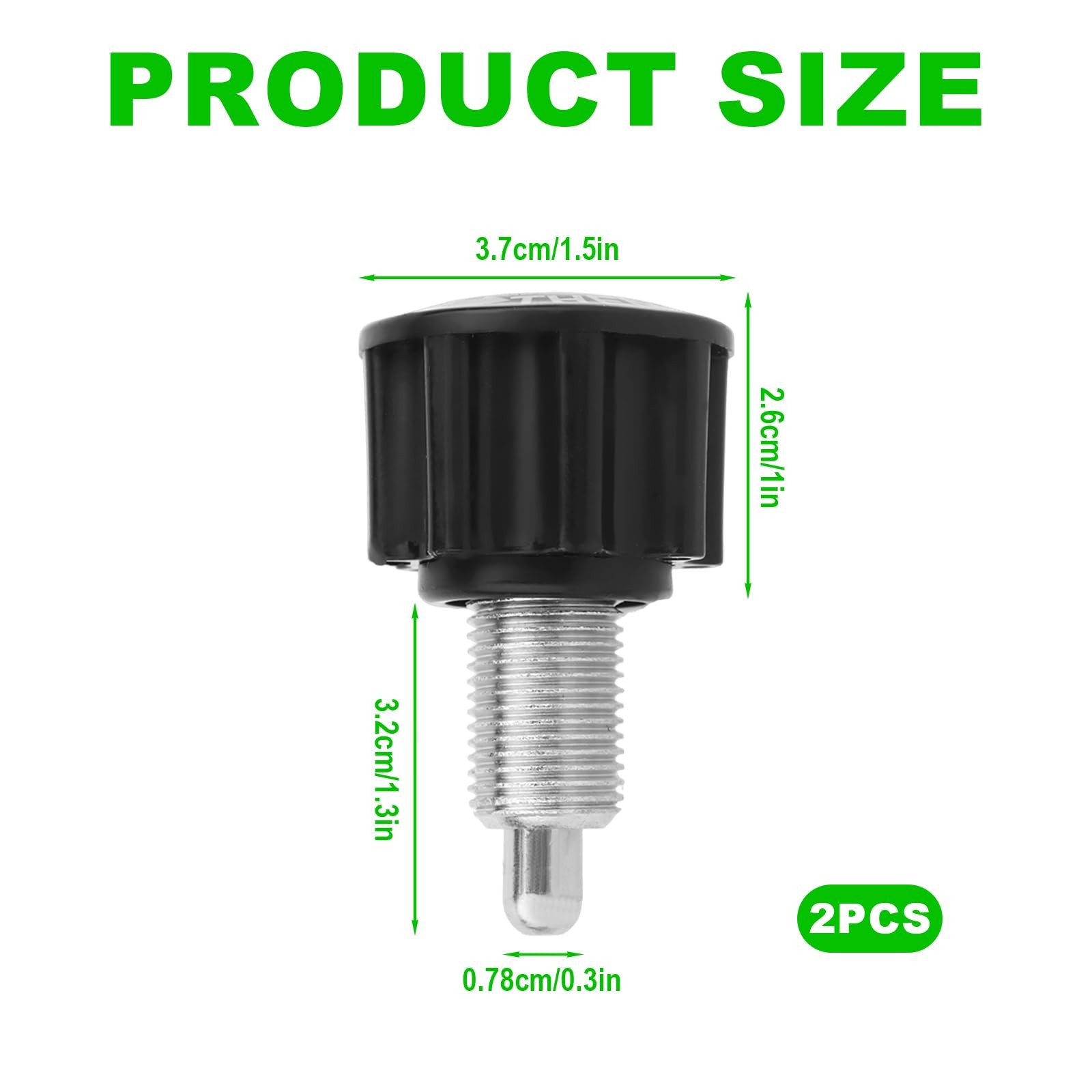 2pcs Pull Pin Knobs, Spin Bike Height Adjusting Knob Exercise Bike Parts for ...