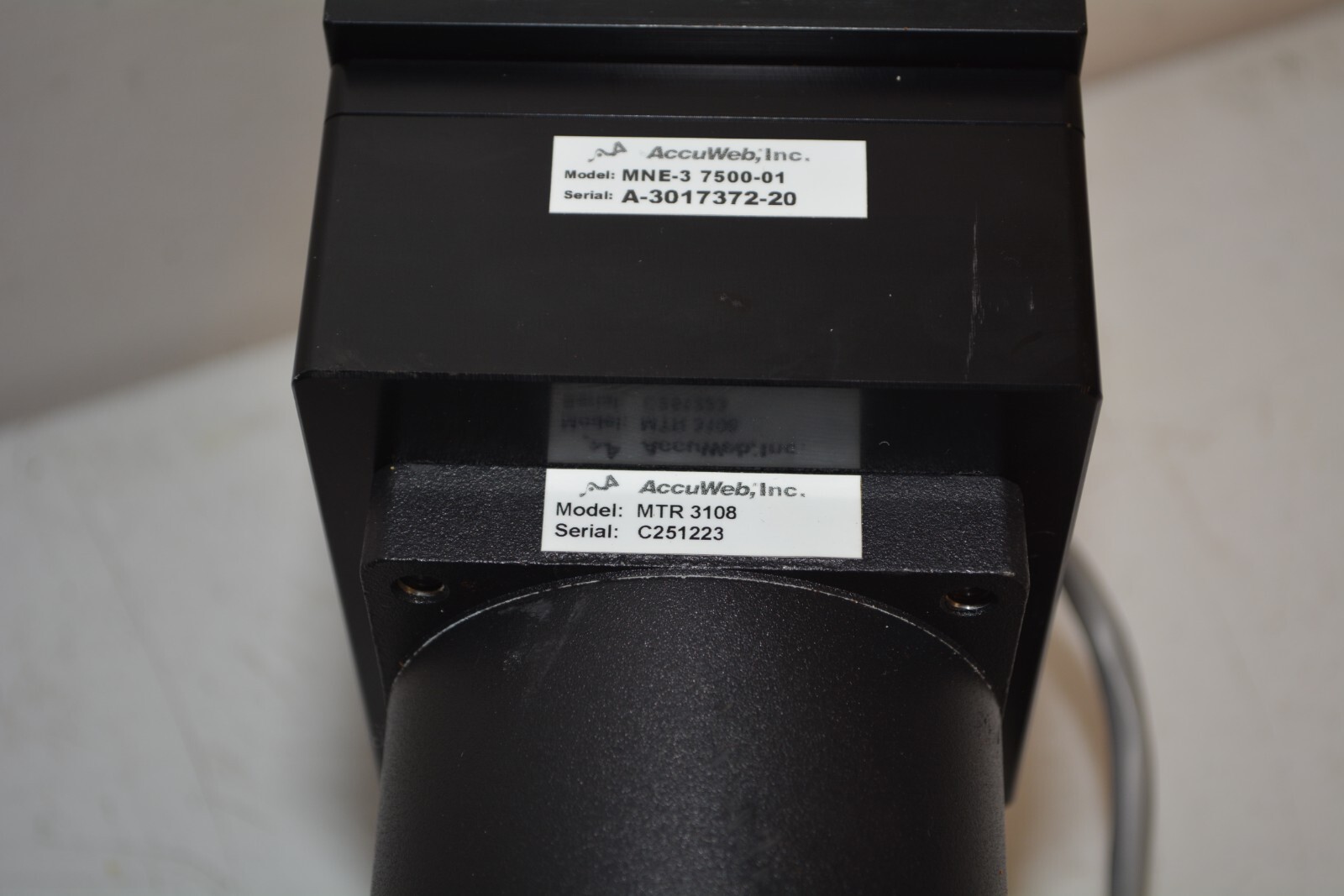 ^ AccuWeb Web Edge Guide Linear Actuator MNE-3 7500 / MTR 3108 #W5369