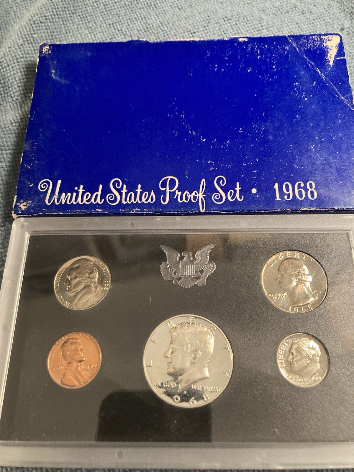 1968 Proof Set With Case