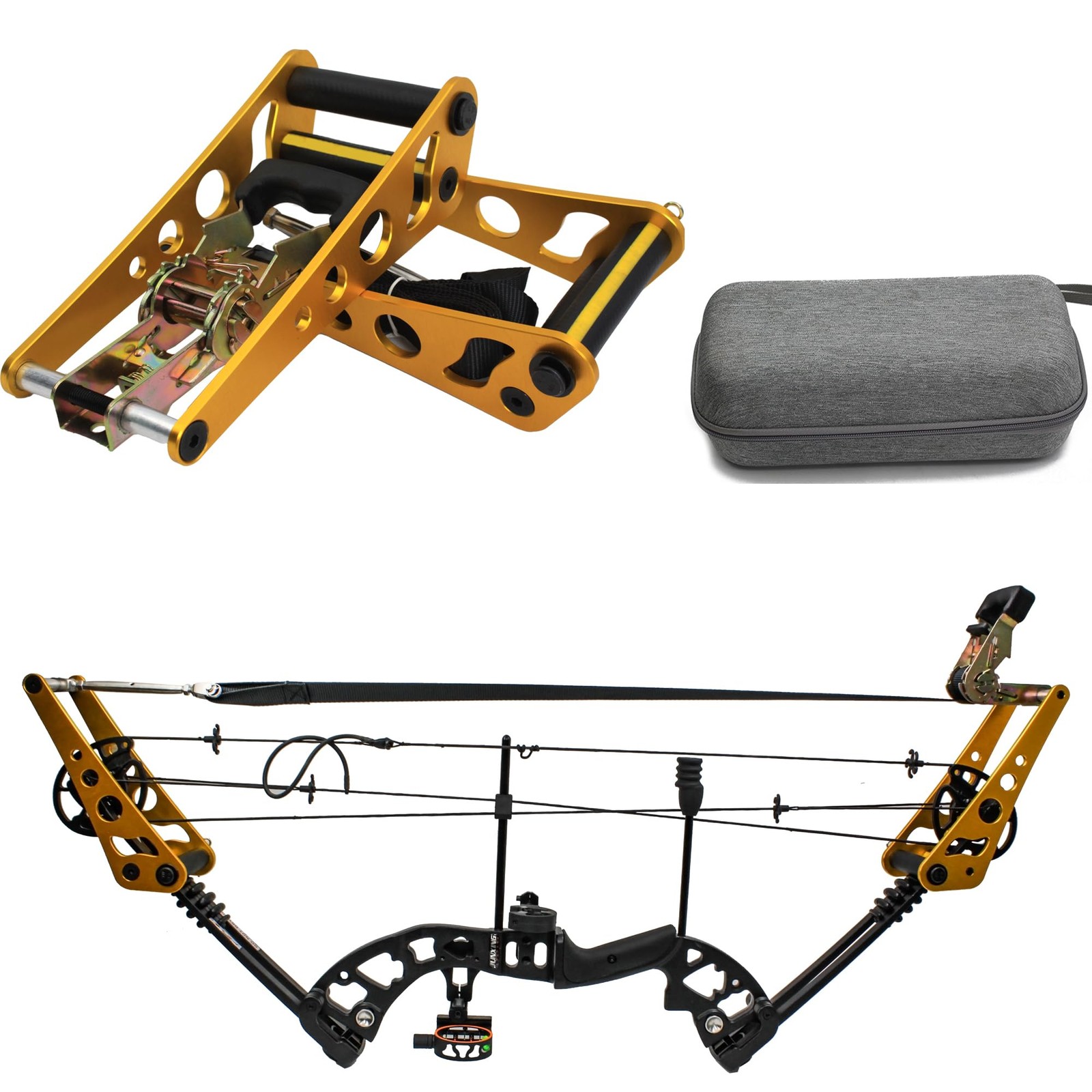 Archery Compound Portable Bow Press Open Tool Accessories String Upgraded Ver...