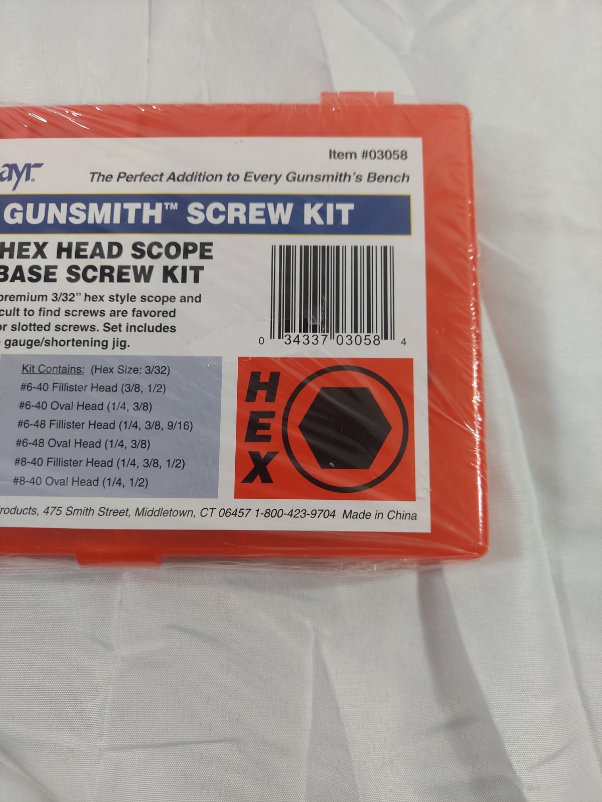 Pachmayr 142 piece Hex Scope Ring & Base Screws Master Gunsmith Kit, 03058