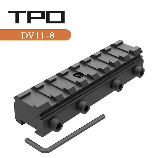 Dovetail 3/8" to Weaver/ Picatinny Rail Adapter Converter Mount Rail Adapter