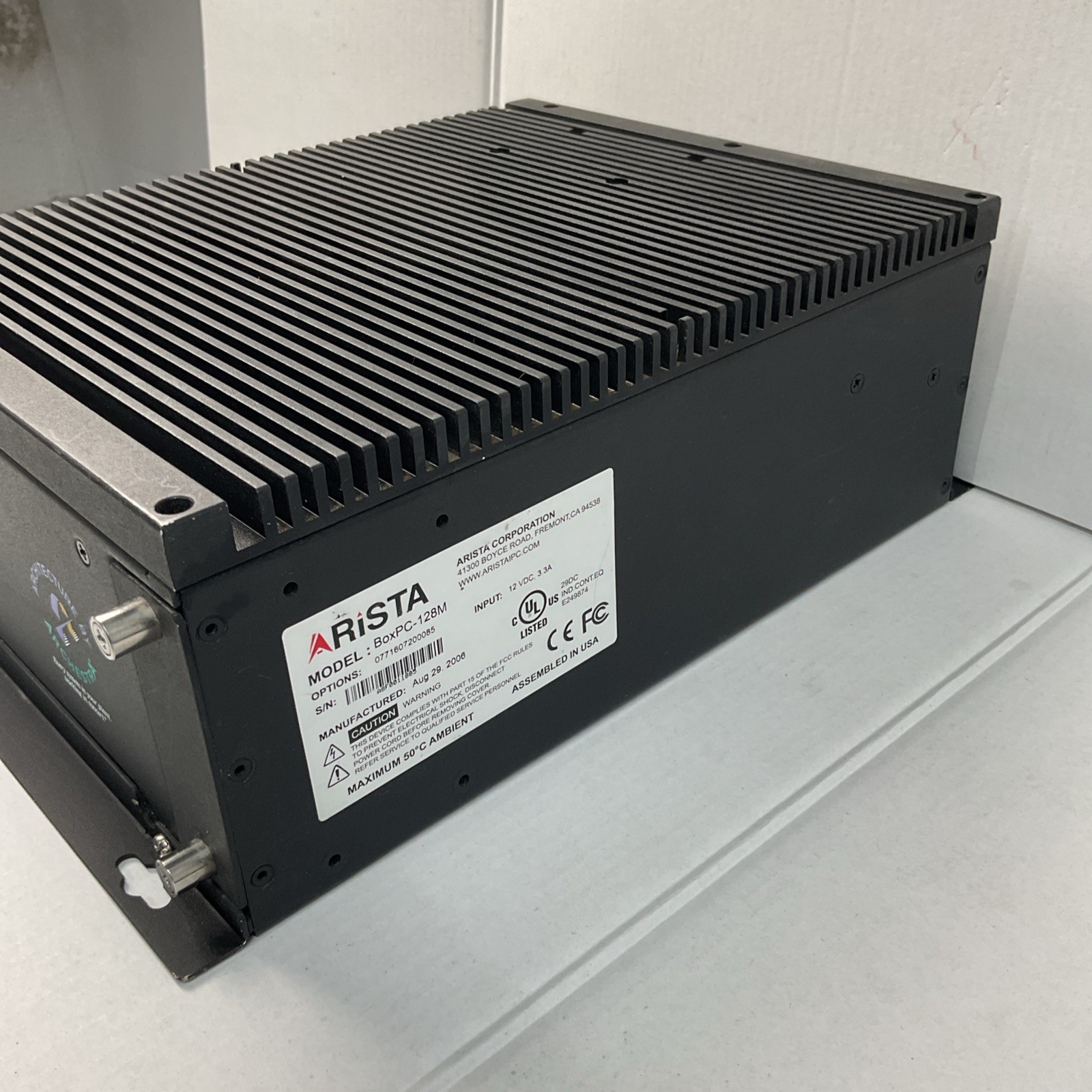 ARISTA BoxPC-128M Windows XP Professional Interface