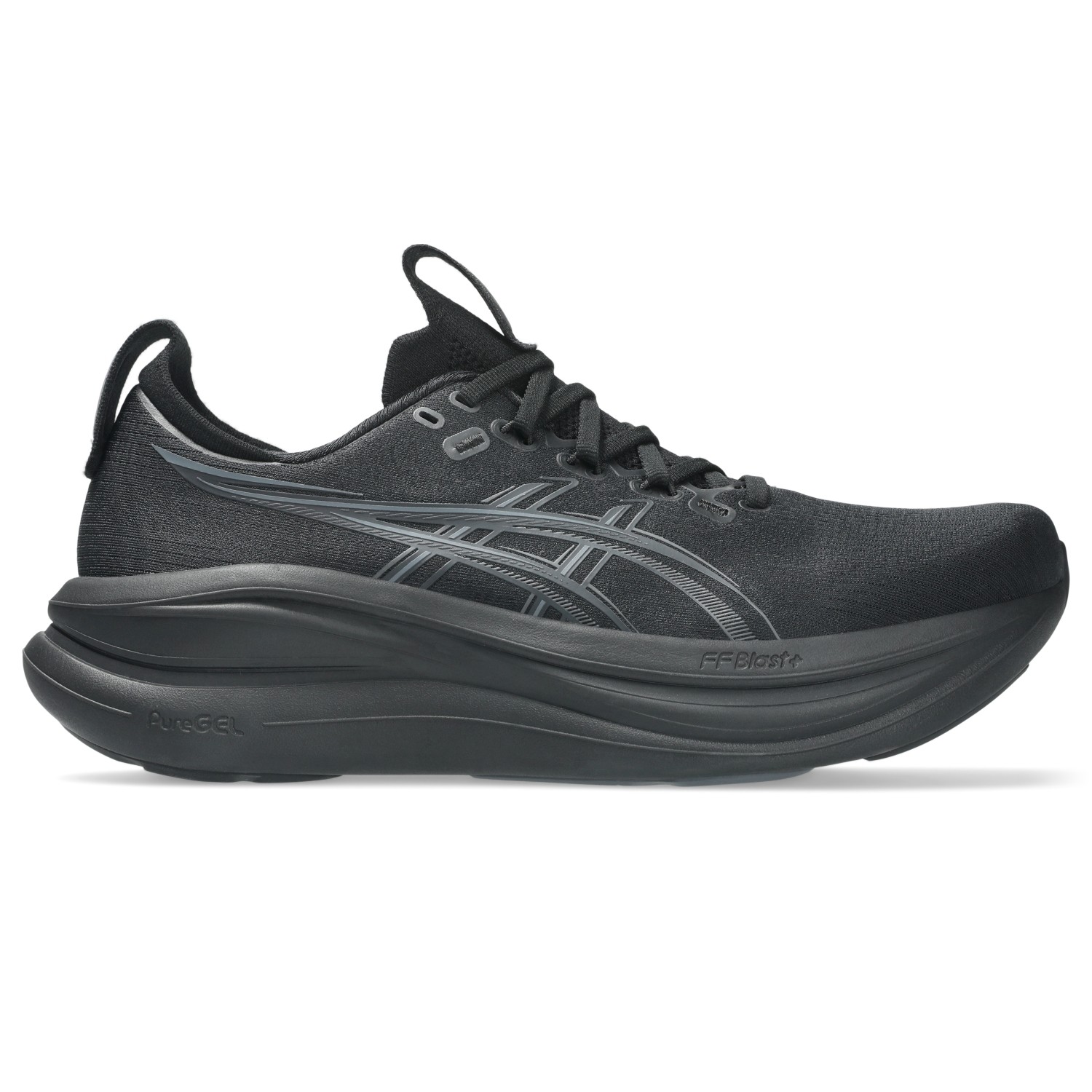 ASICS Men's Gel-Nimbus 28 (Extra Wide 4E) Running Shoes, Black/Graphite Grey