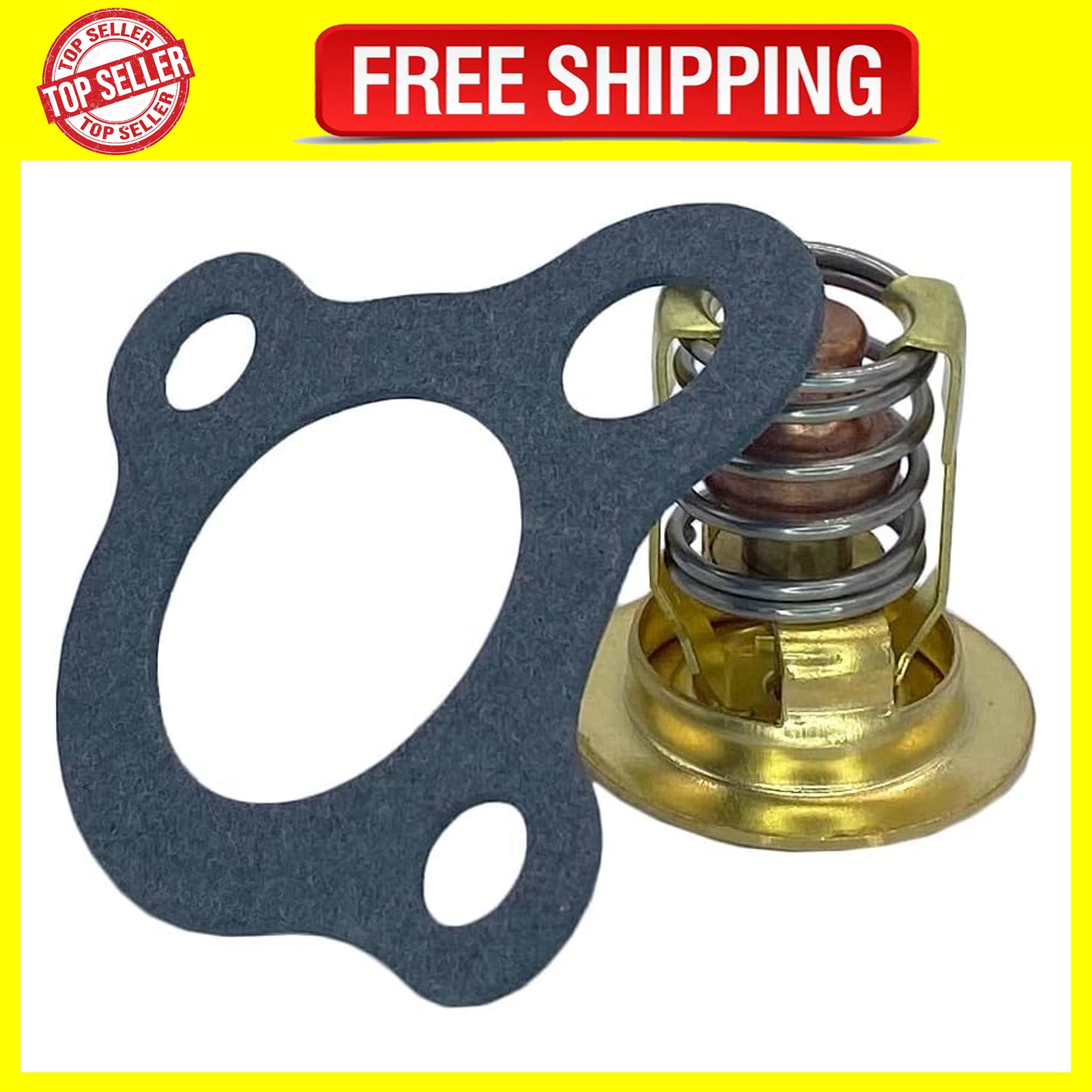 A.A Thermostat & Gasket Replacement for MerCruiser 3.0L 2.5L 4, 6 Cylinder