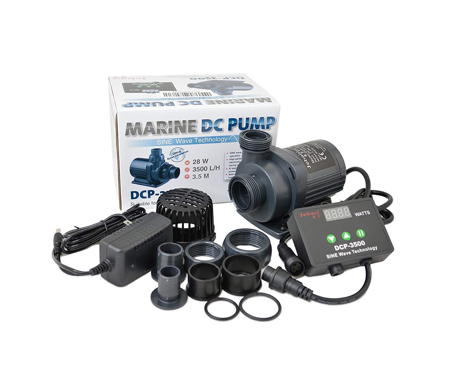 Jebao Dcp 3500 Black Water Pump High Performance Ultra Quiet 925 Gph 2018 Model