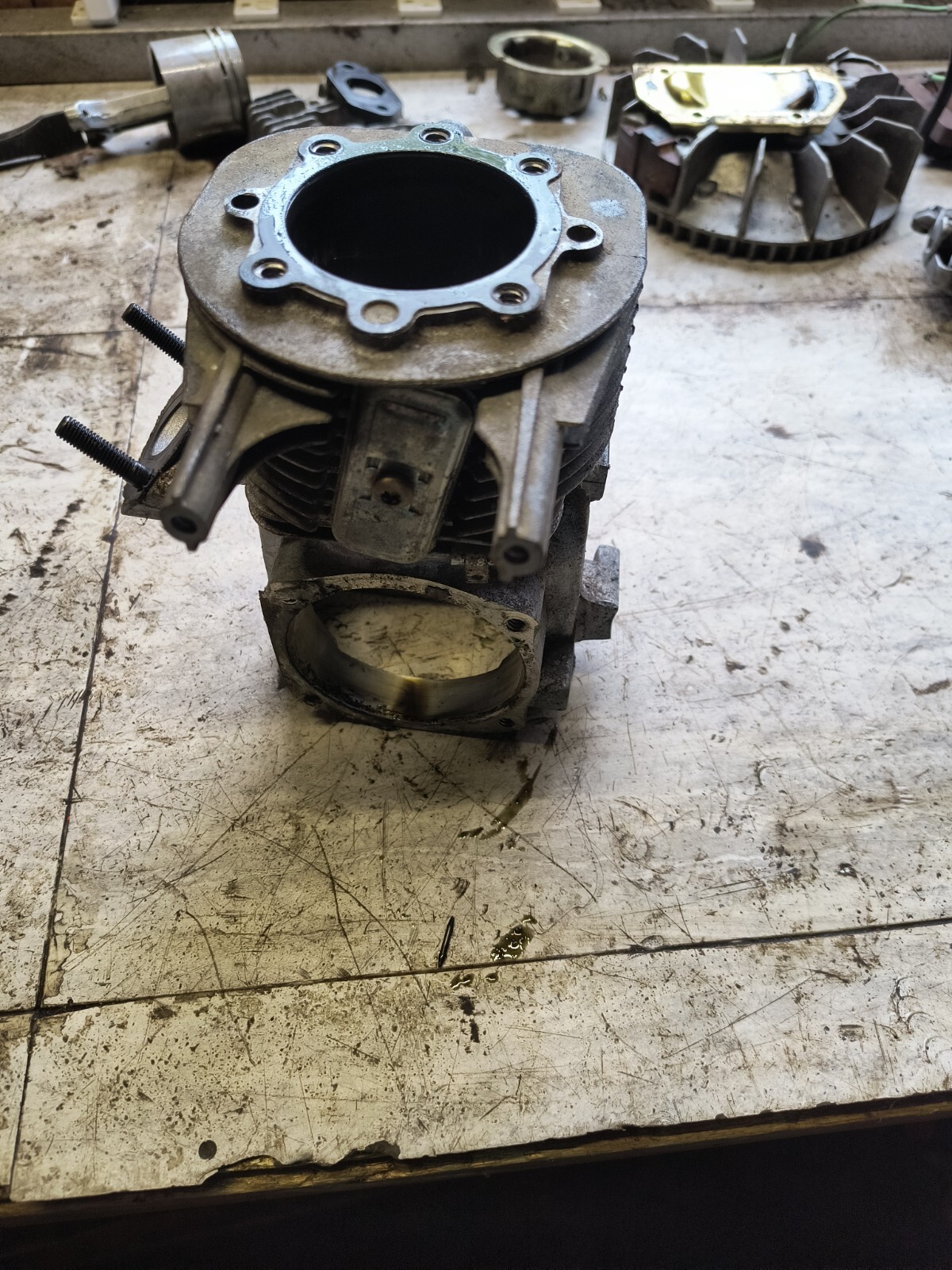 OEM GOOD USED TECUMSEH AH600-1627M CYLINDER ASSEMBLY
