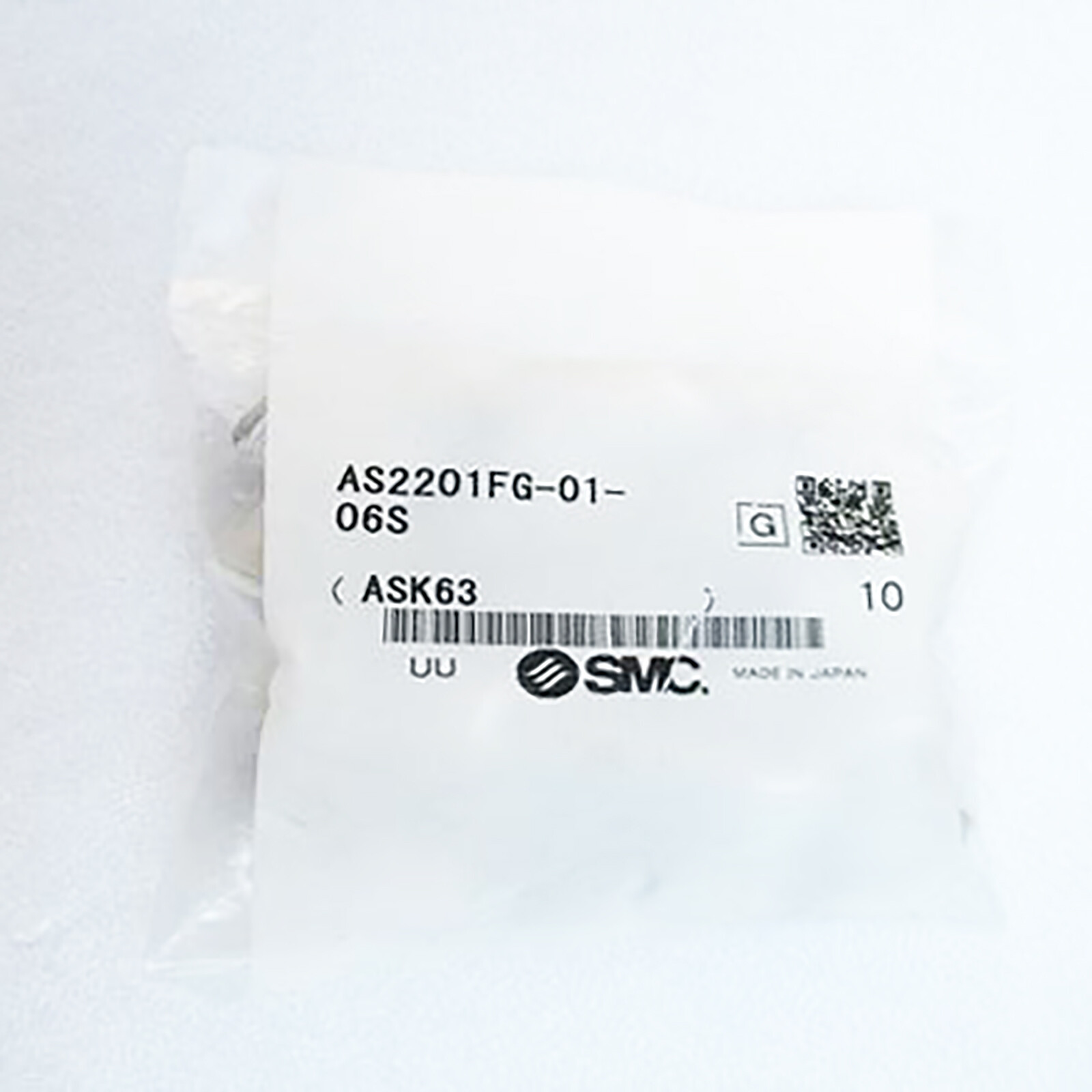 10pcs SMC AS2201FG-01-06S Plug In Air Flow Control Valve