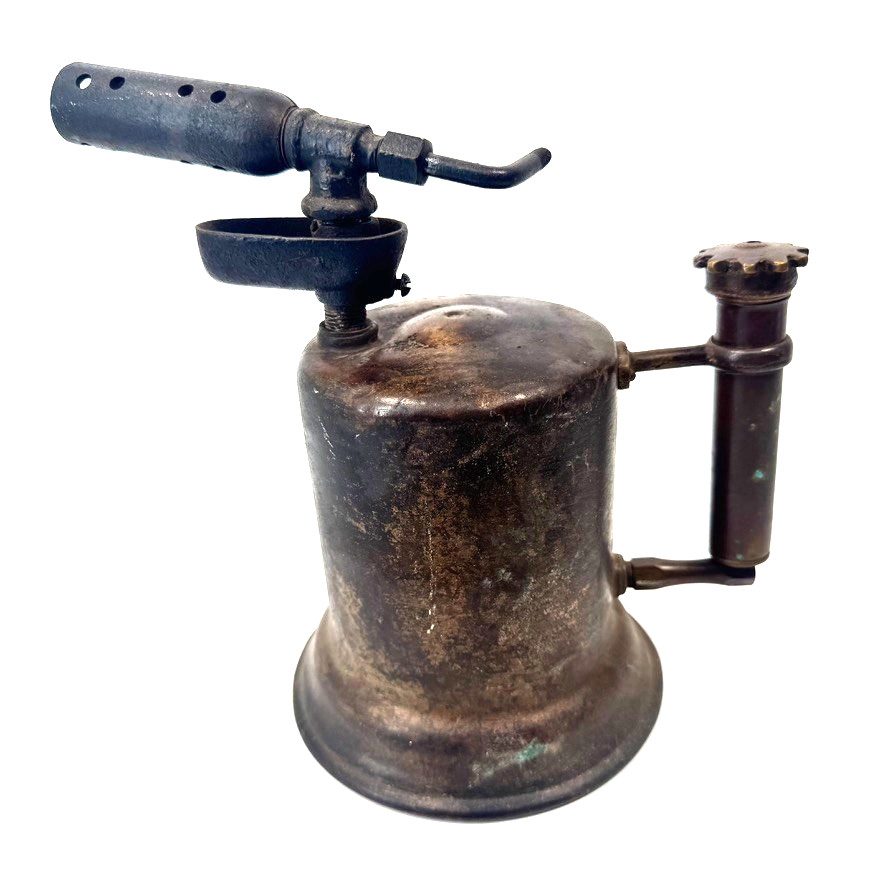 Vintage Blow Torch Plumbers Soldering Brass Tool