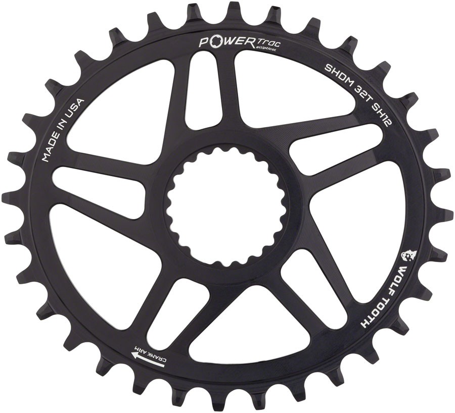 Elliptical Shimano Hyperglide+ Direct Mount Chainrings - Wolf Tooth Elliptical