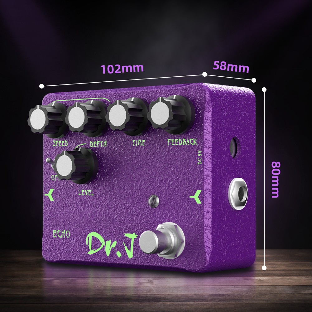 JOYO Delay Pedal Echoes Digital Multi Delay Pedal with Modulation Dr.J SeriesD54