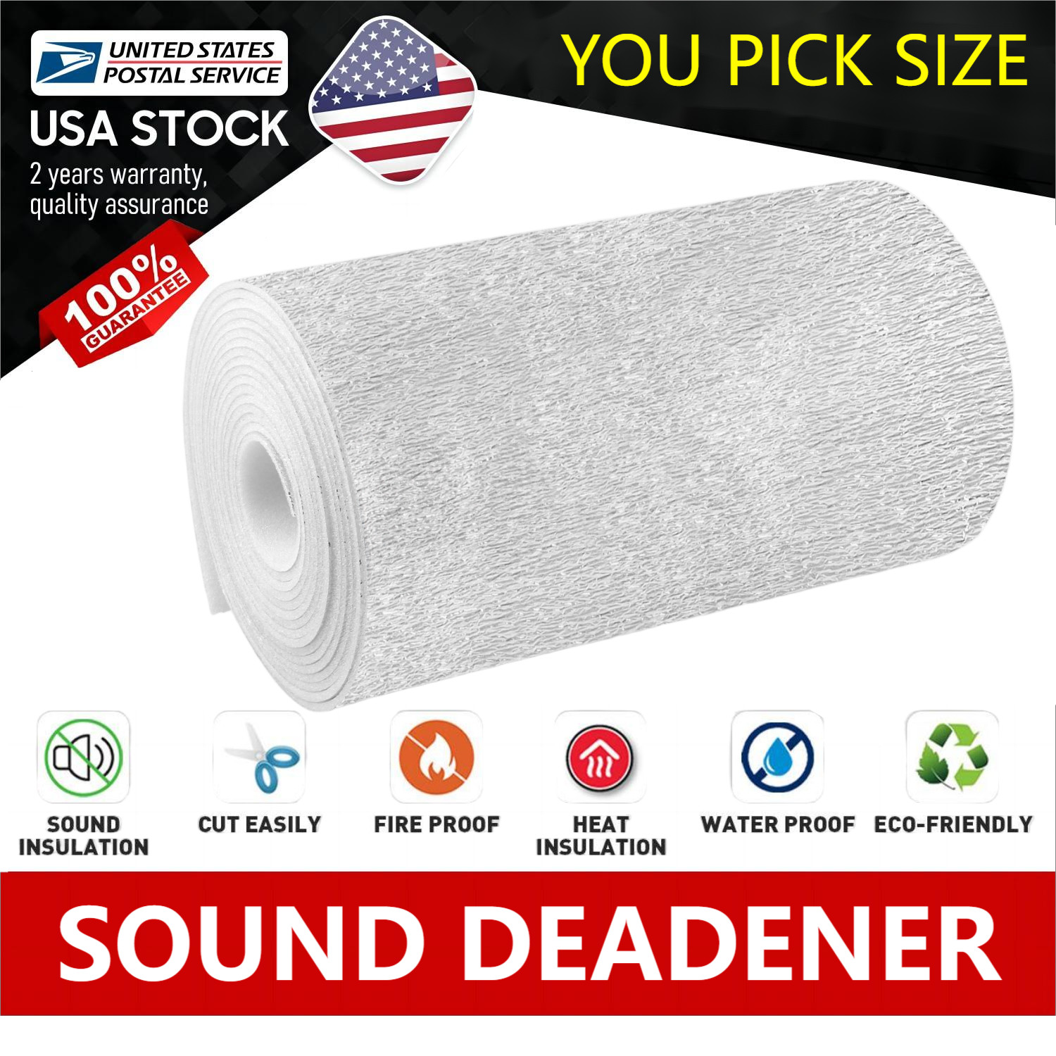 Aluminium & Foam WHITE Reflective Insulation Foam Core Radiant Barrier 5MM