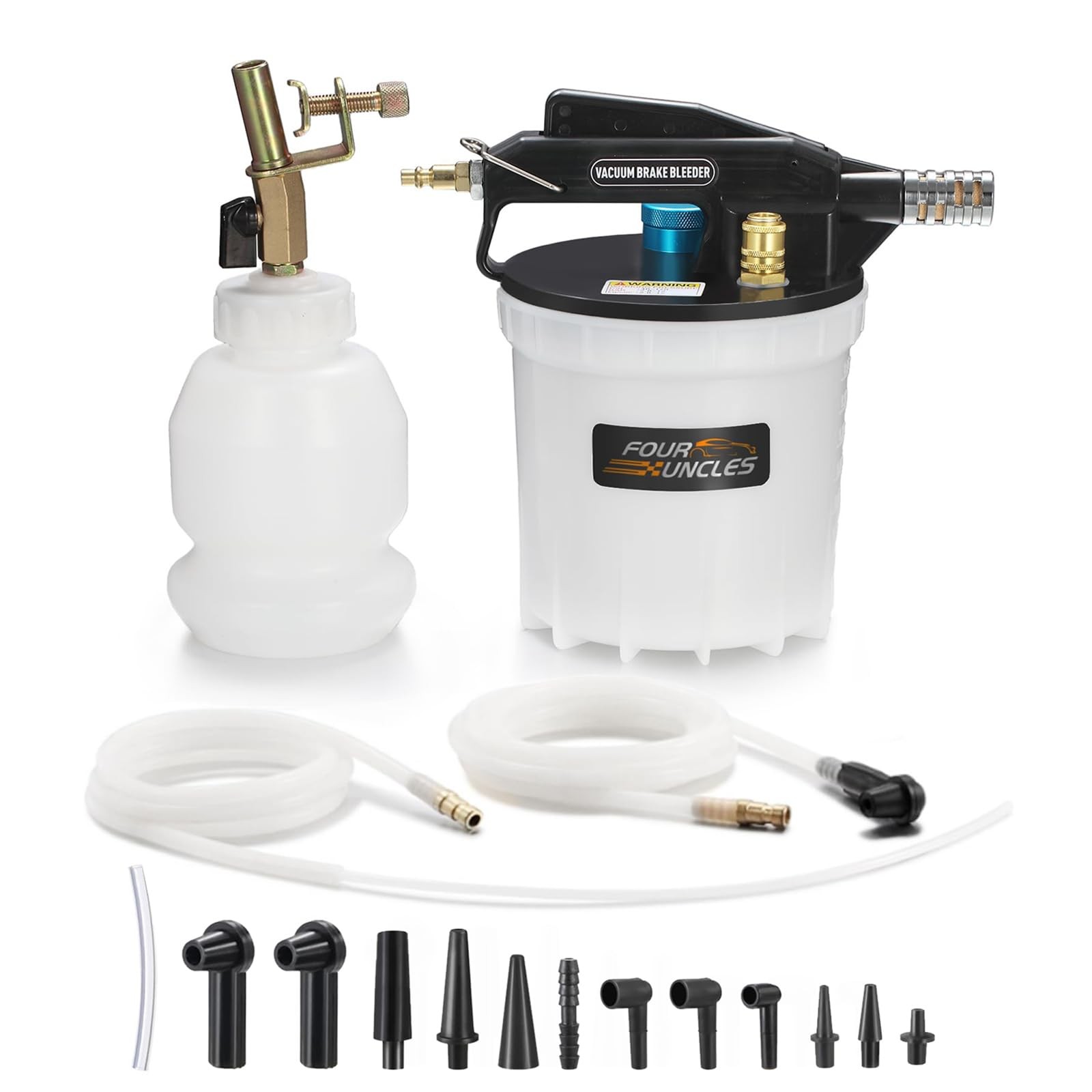 FOUR UNCLES 2L Pneumatic Brake Bleeder Vacuum Pump Kit Standard Version