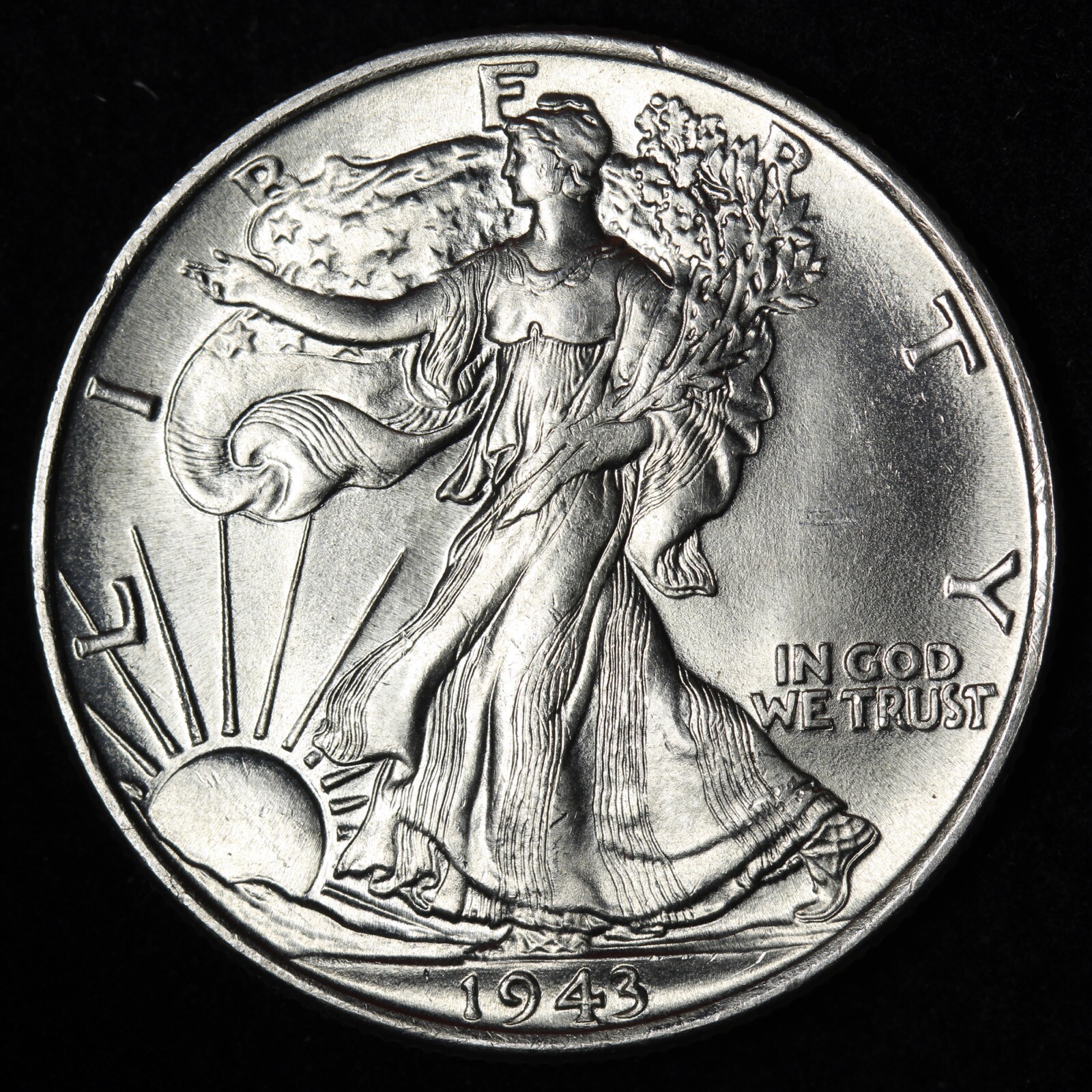 1943 Walking Liberty Half Dollar CHOICE BU UNCIRCULATED MS E731 GHY