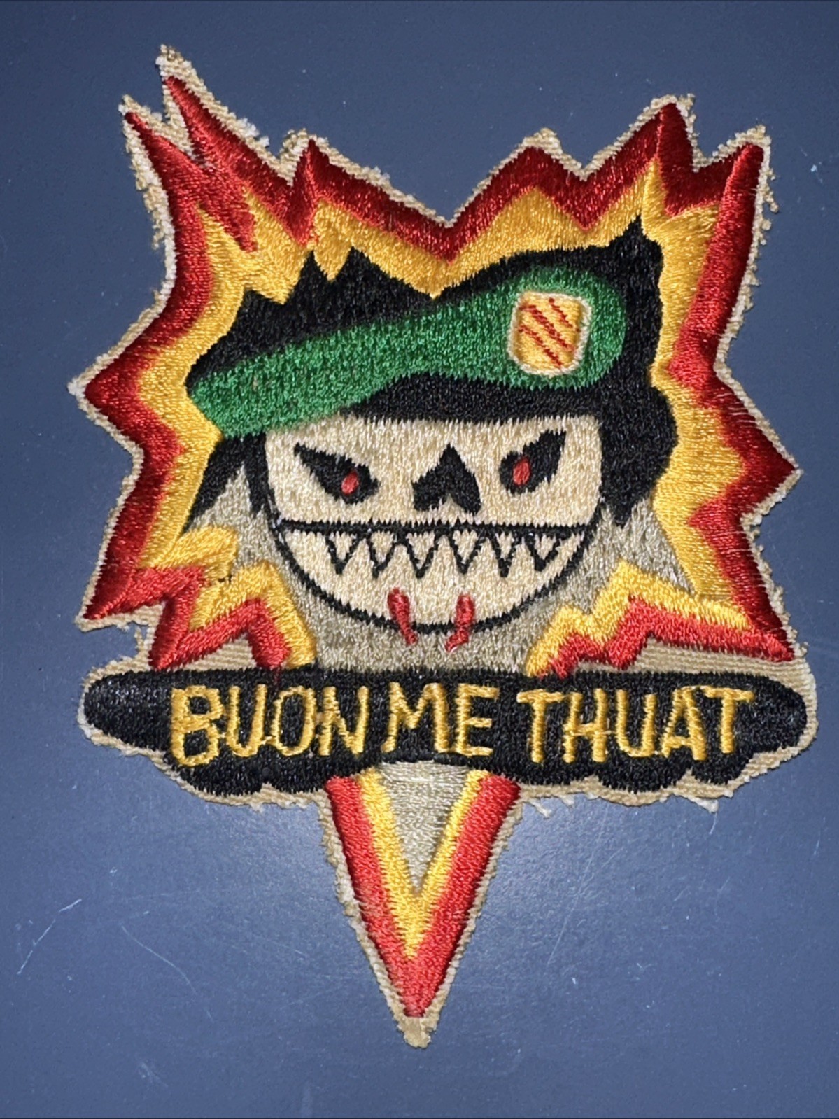 Shell Burst Patch - HQ Command South MACV - Vietnam War
