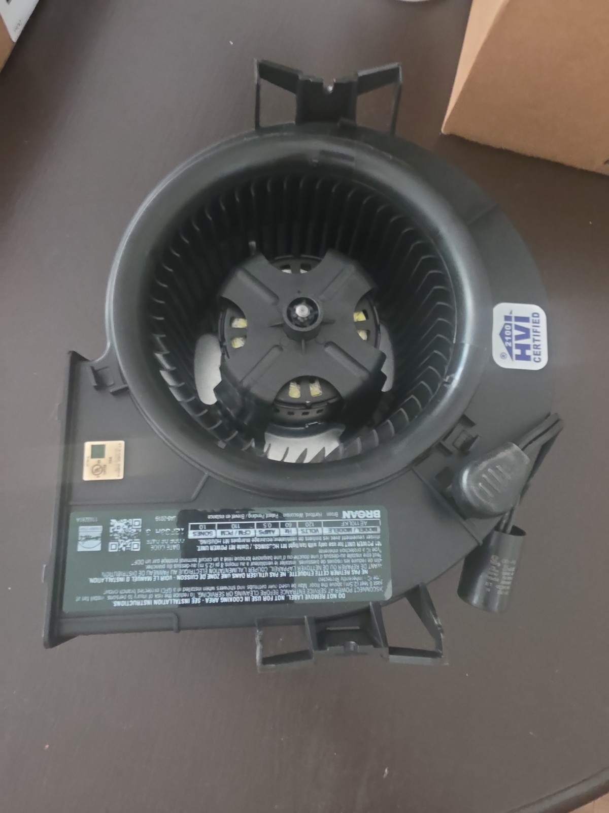 OEM Broan NuTone Motor 110CFM S1100949 Blower Assembly AE80B AE110B 80/110 CFM