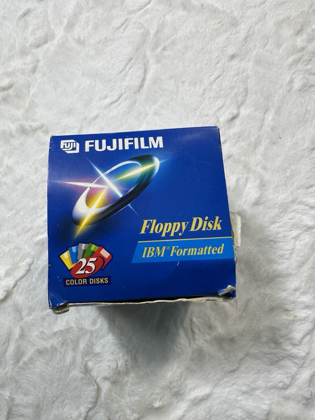 Fujifilm - 3.5 inch Floppy Disks Box of 22 Color IBM Formatted Open Box New