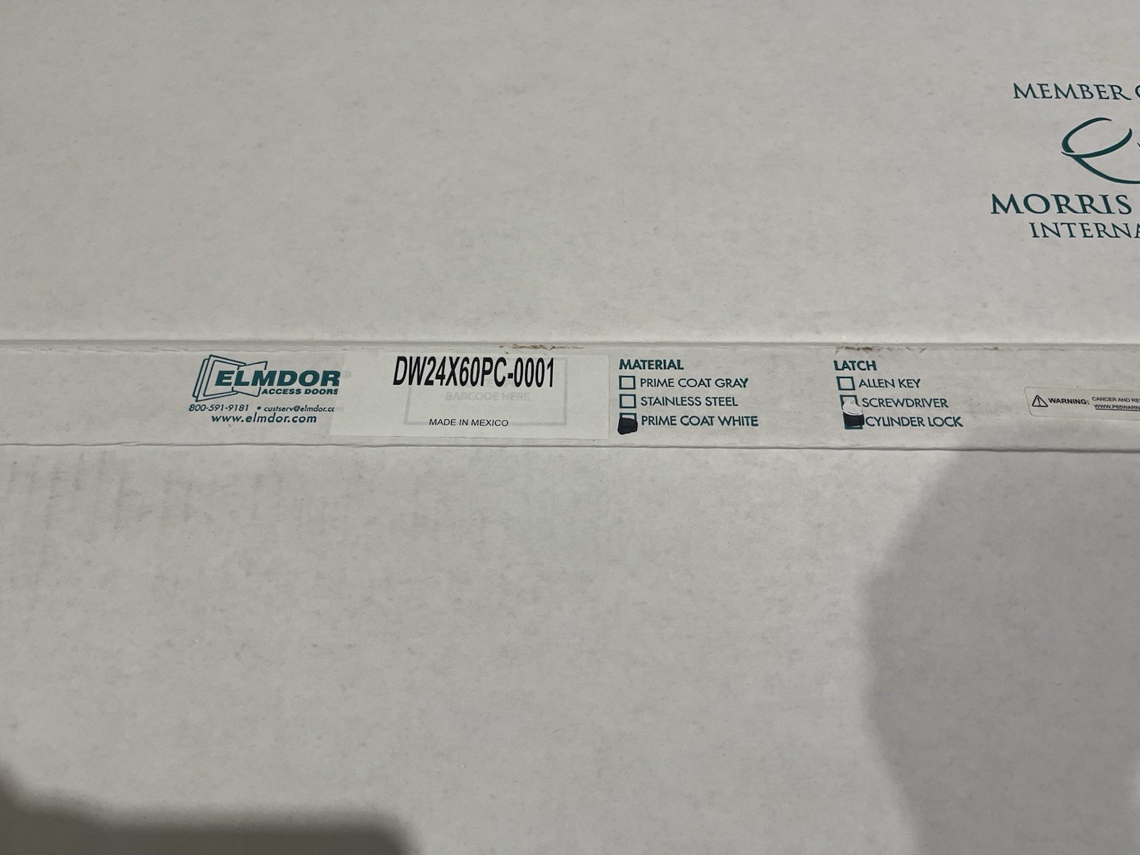 Elmdor Access Panel 24”x60”
