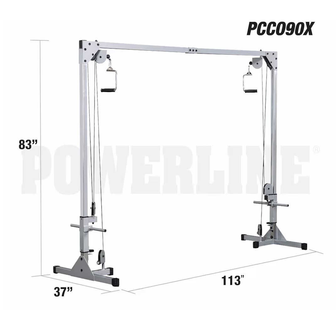 Body-Solid - Powerline Cable Crossover Machine PCCO90X