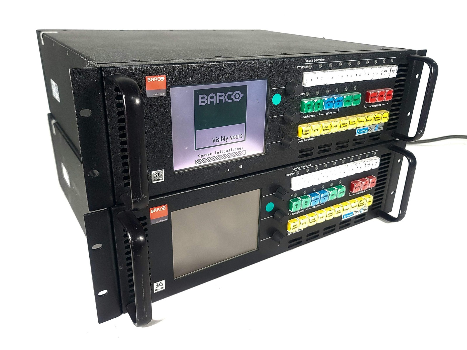 (2) Barco ScreenPRO-II HD Video Switcher Rack Unit(1942-318)