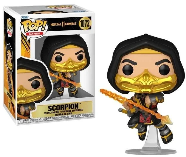 Funko Pop Games: Mortal Kombat 11 Fatality - Scorpion -Vinyl Figure #1072 #80305