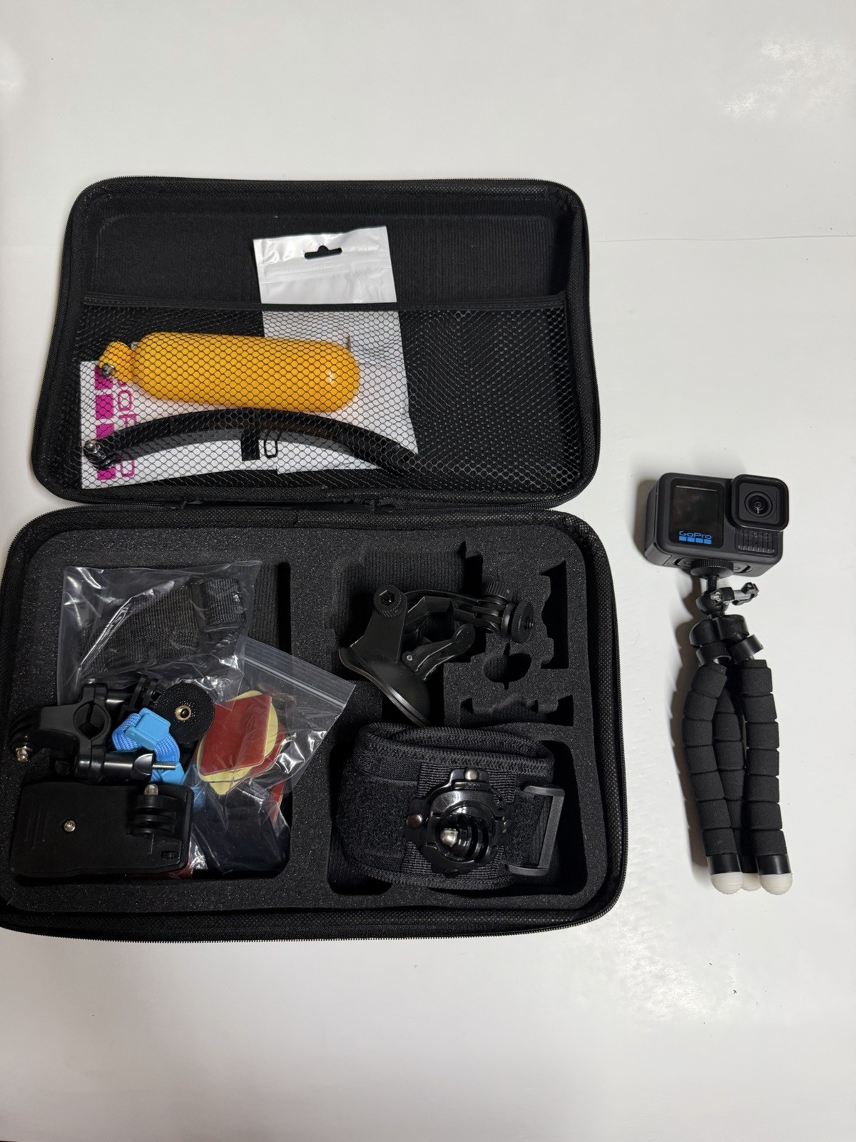 GoPro Hero 13 Black Camera Accessory Bundle w/ Carry Case, Mounts & Tripod