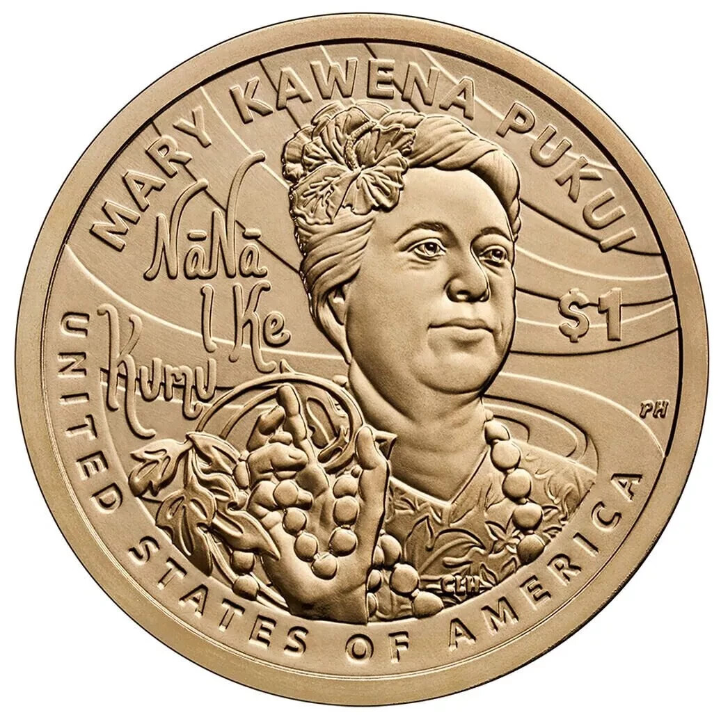 2025 D Native American Sacagawea Dollar Mary Kawena Pukui Brilliant Uncirculated