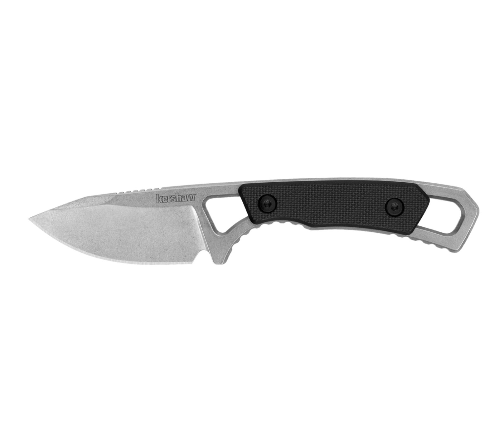 Kershaw Brace 2" Fixed Blade Stainless Steel Knife w/ Neck Sheath #2085