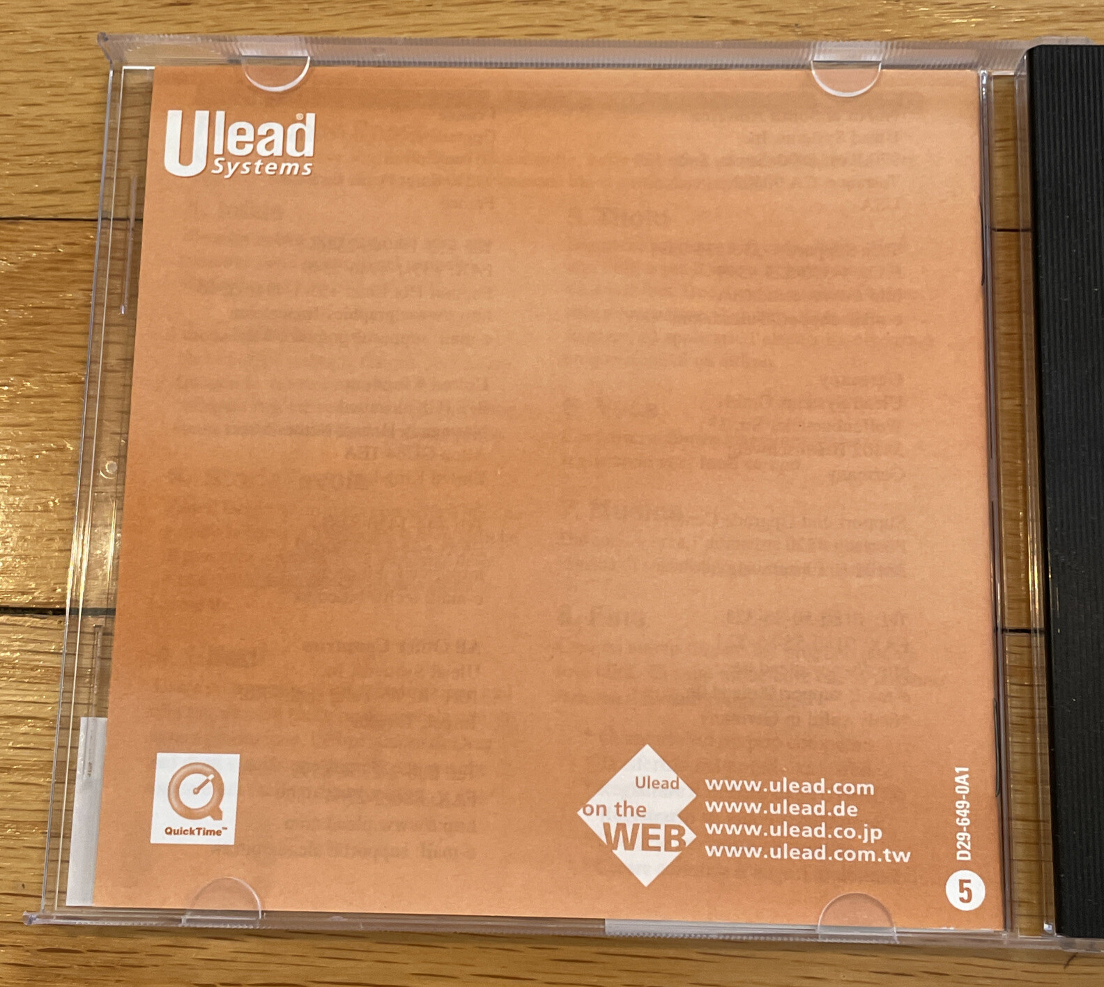 ULead Video Studio SE Version 4.0 Microsoft Windows 95/98, 2000, NT 4.0 1992-99