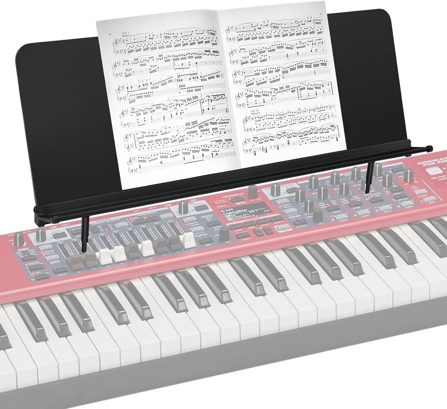 Music Stand for Nord Keyboards, with Nord Grand 1/2, Stage 2/3/4 (73/76/88/Co...
