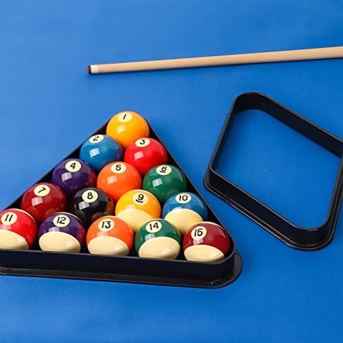 Black Plastic Billiard Pool Ball 8-Ball Triangle Triangle & Diamond Racks