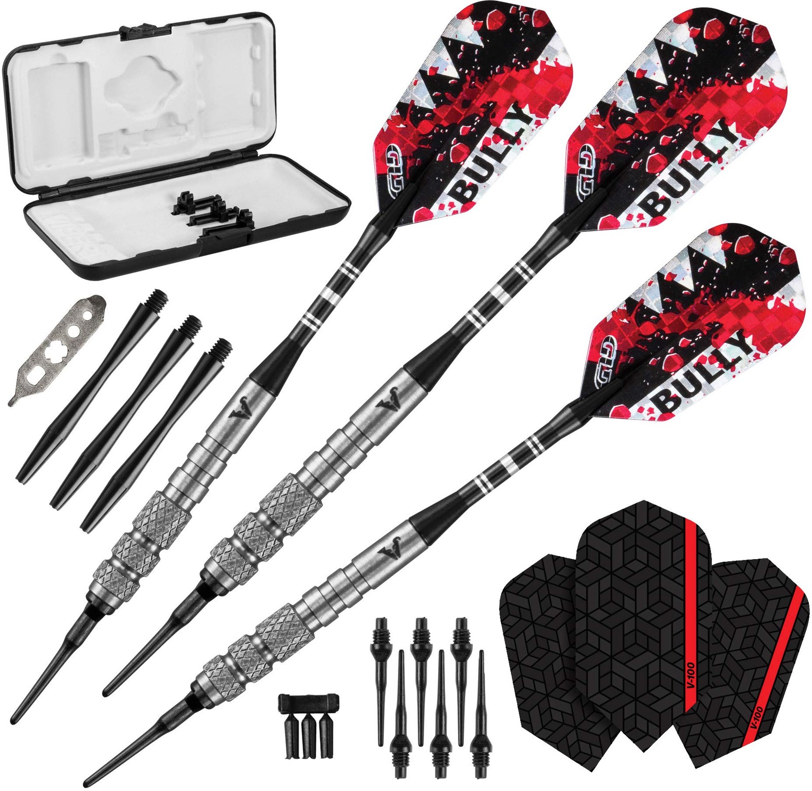 Viper By Gld Products Bully 80 Tungsten Soft Tip Darts Storage/Travel Case